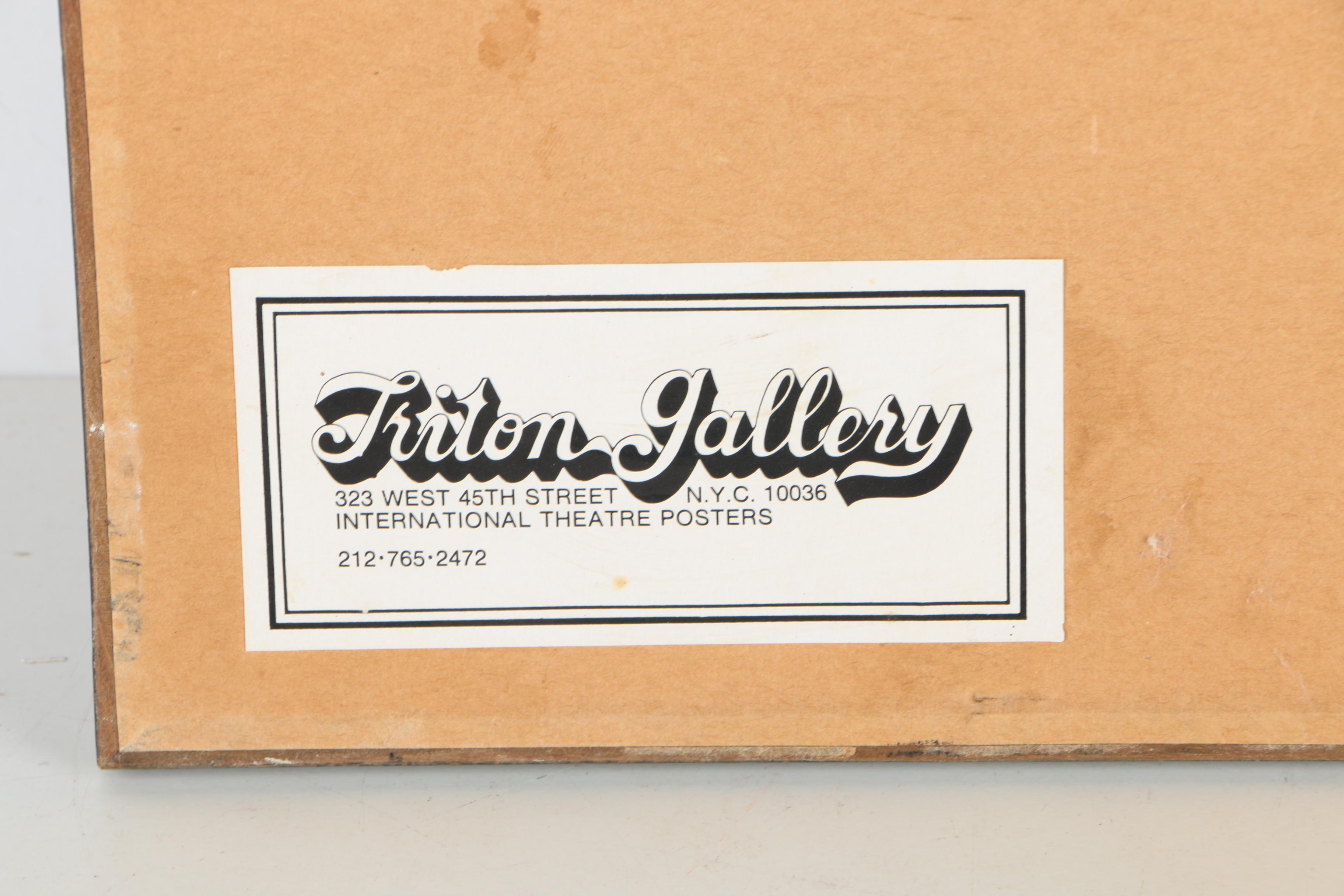 1970s Broadway Poster for Anne Baxter in "Applause"