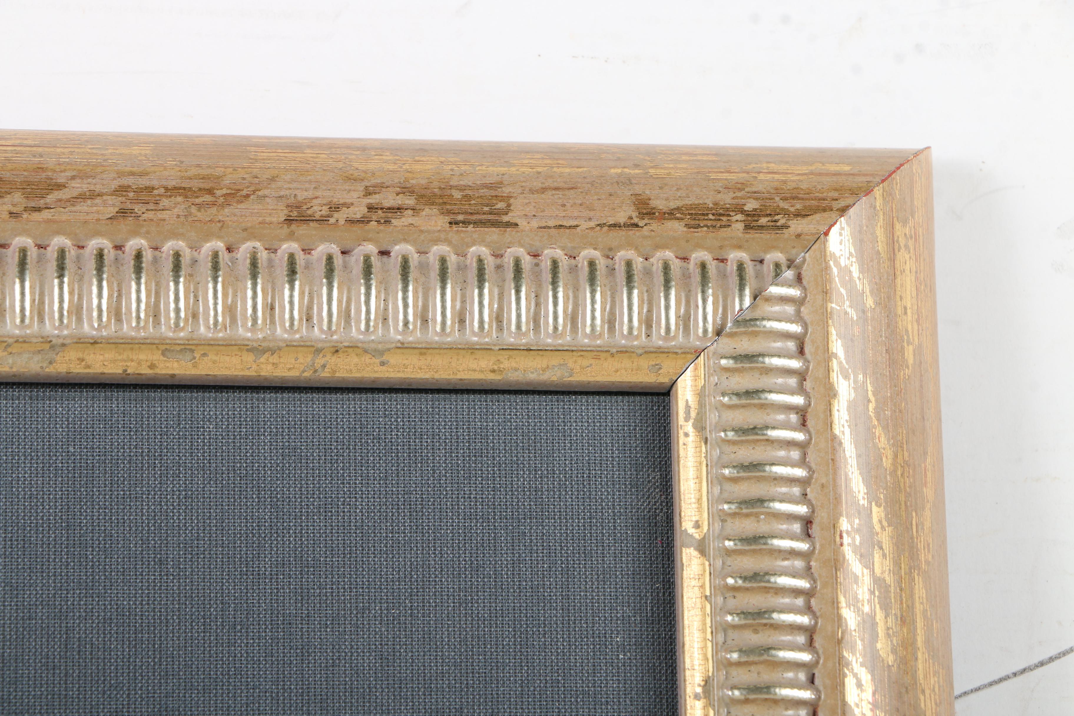 Mixed Media Collaged Portrait on Silk "Miss Dramatic"