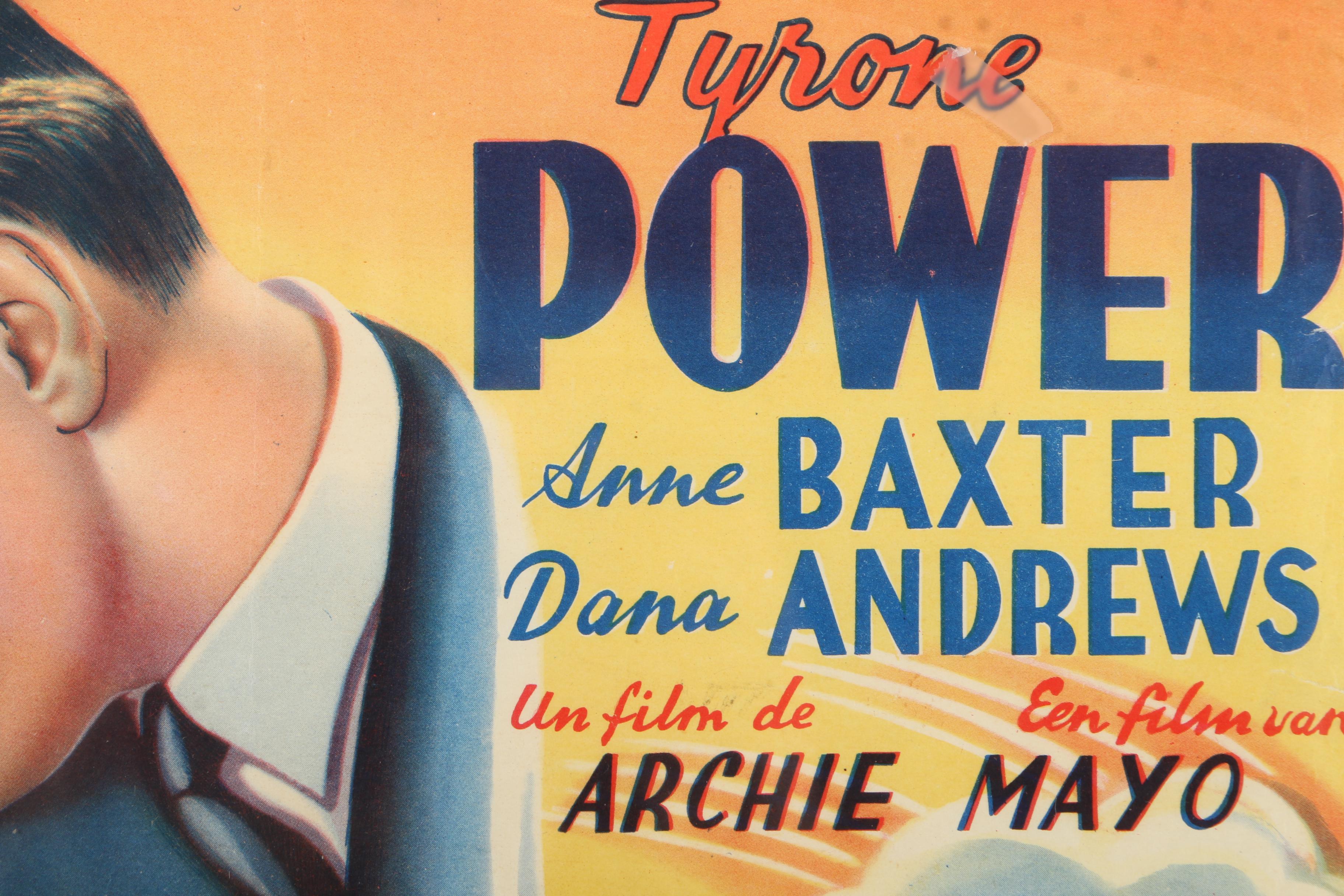 1940s Belgian Poster for "Crash Dive"/"Requin d'Acier"/"Stalen Haaien"