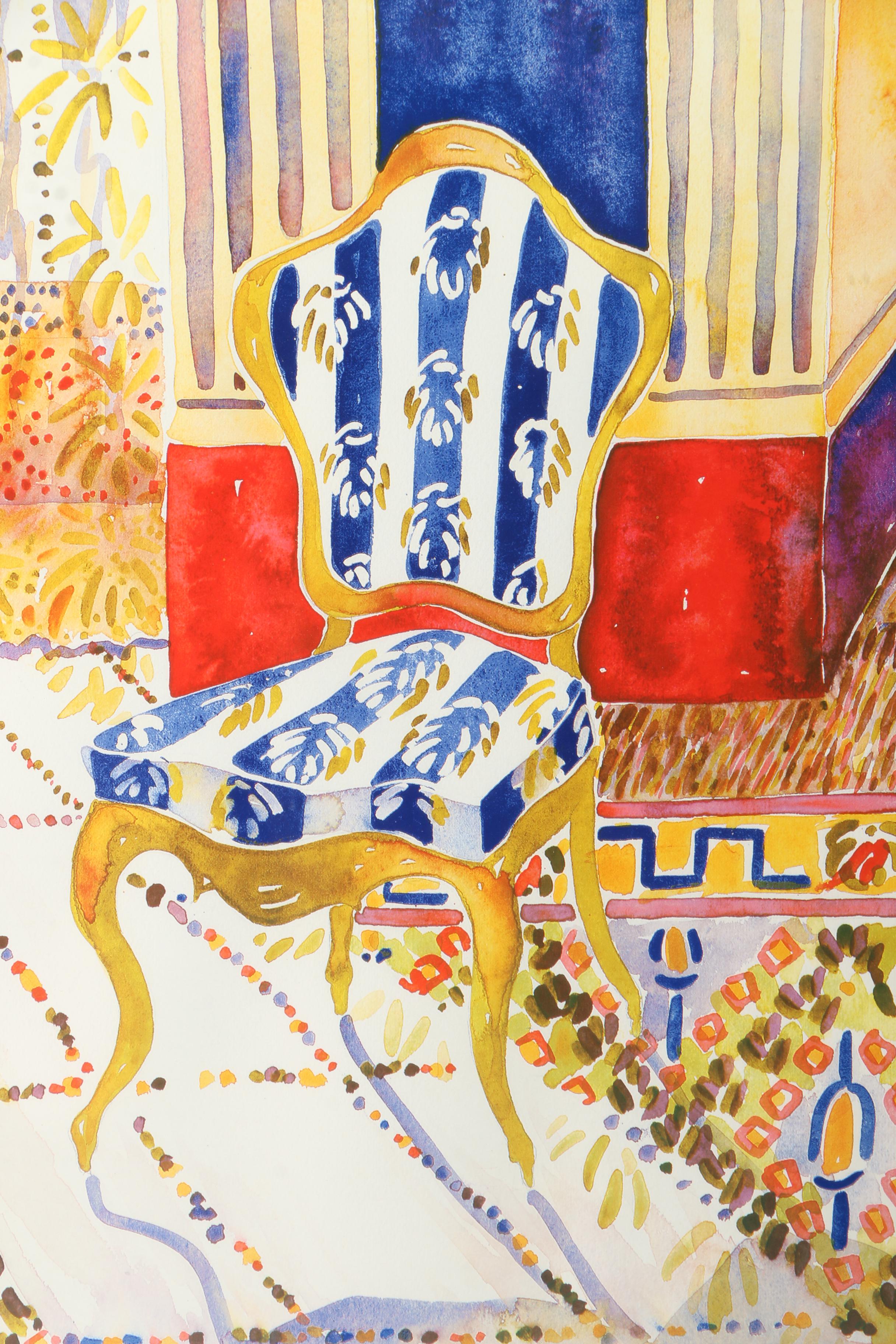 Limited Edition Offset Lithograph after Virginia Fergus "Southern Seat II"