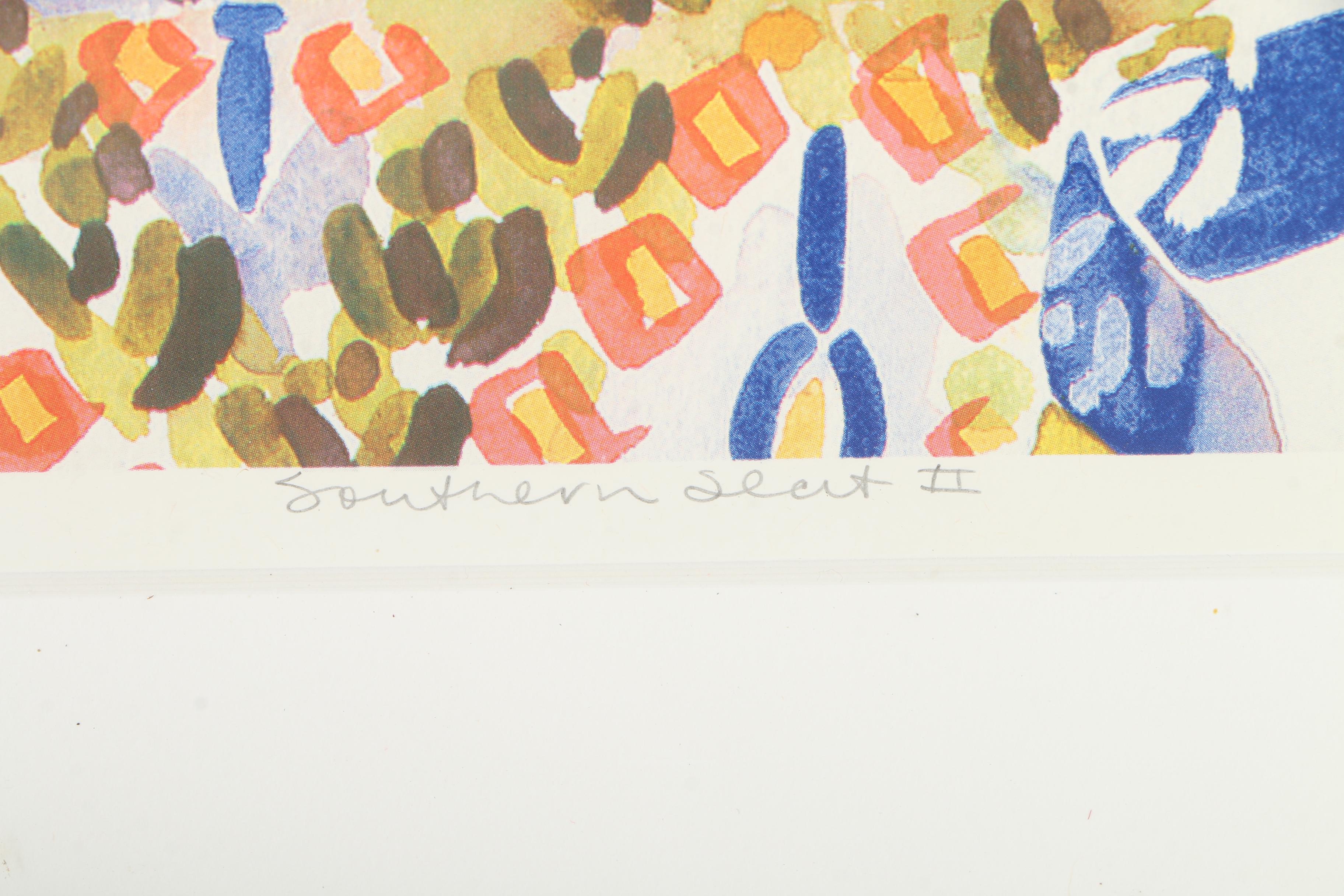 Limited Edition Offset Lithograph after Virginia Fergus "Southern Seat II"