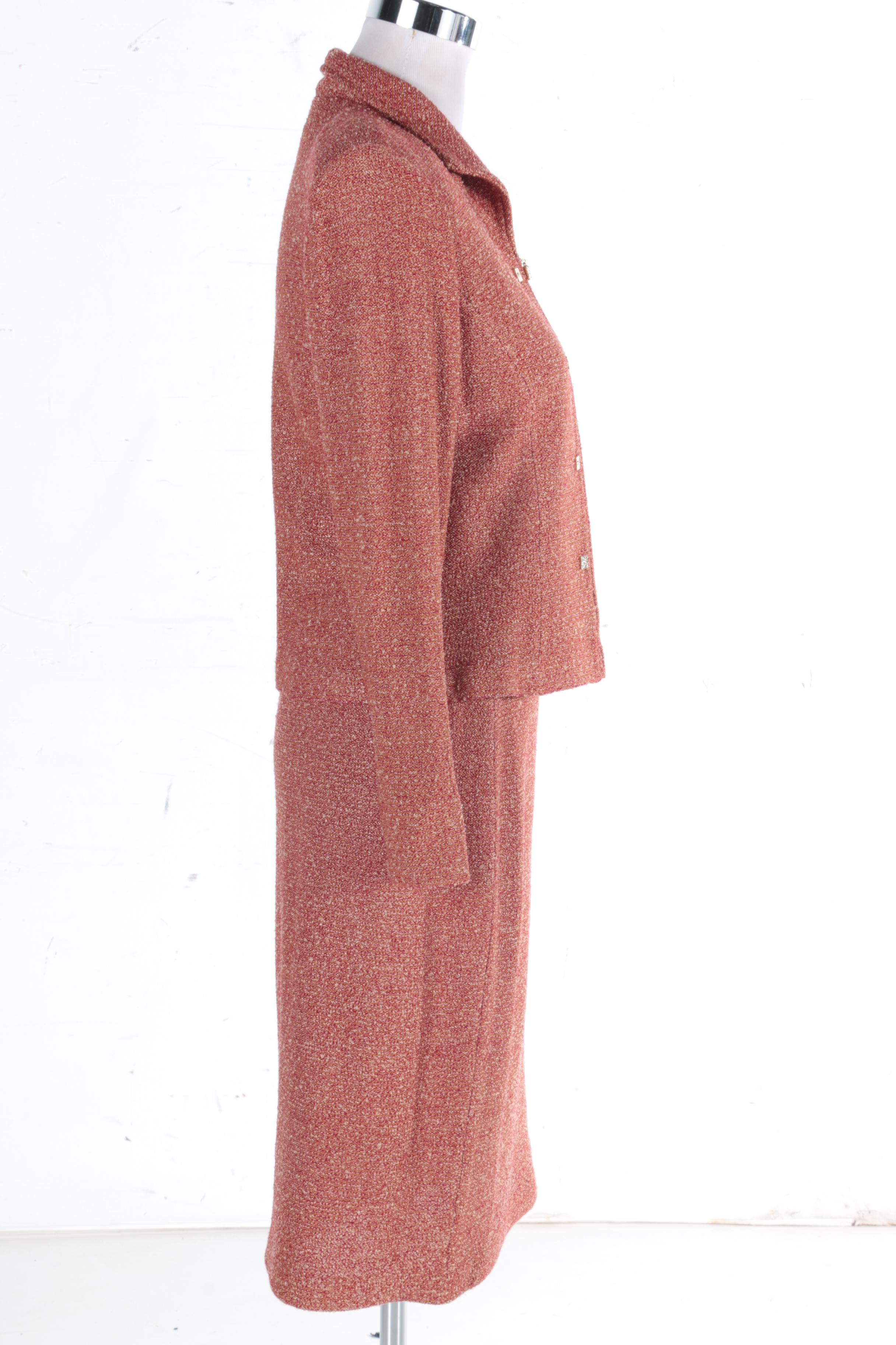 St John Collection by Marie Gray Skirt Suit and Black Top and Jacket