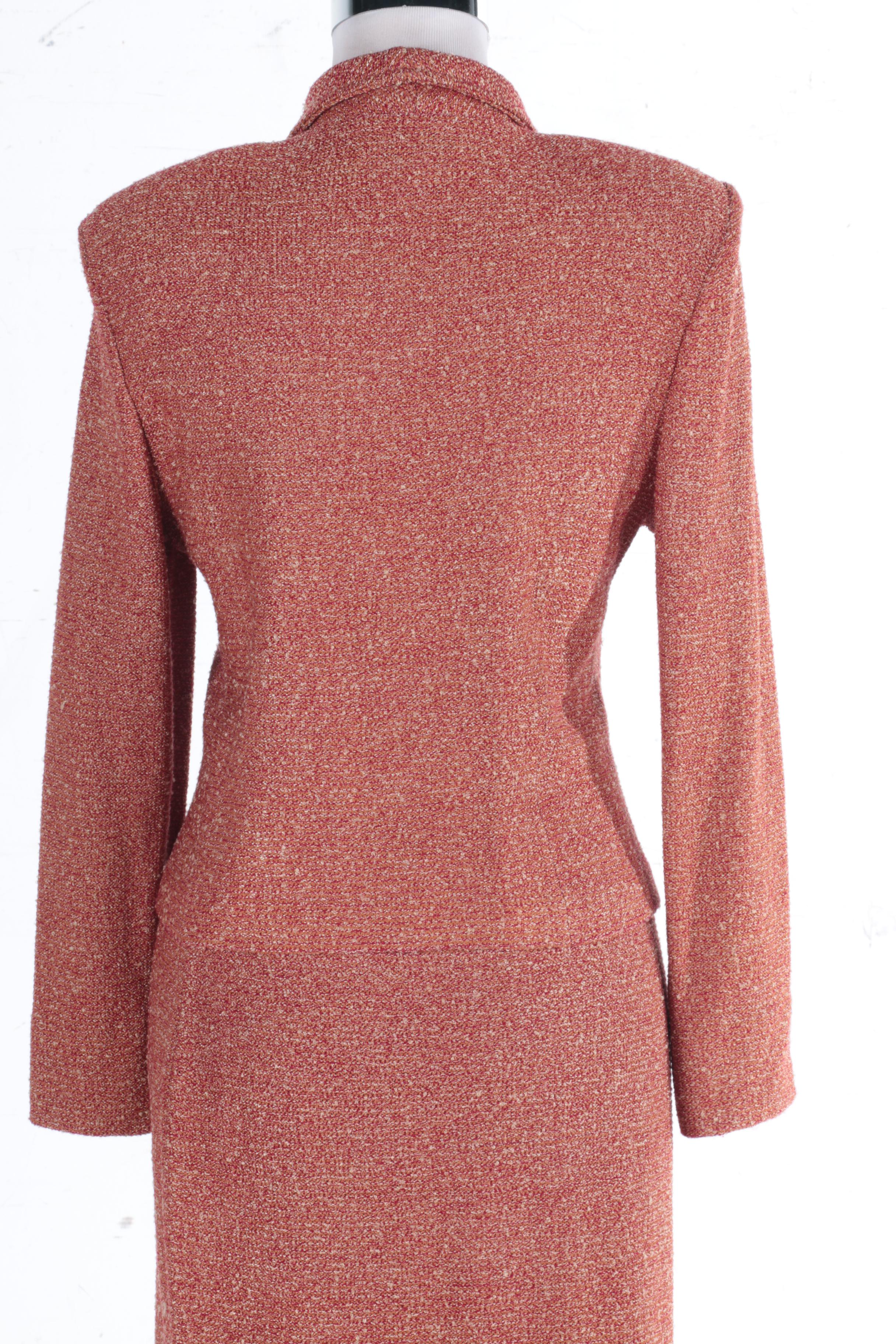 St John Collection by Marie Gray Skirt Suit and Black Top and Jacket