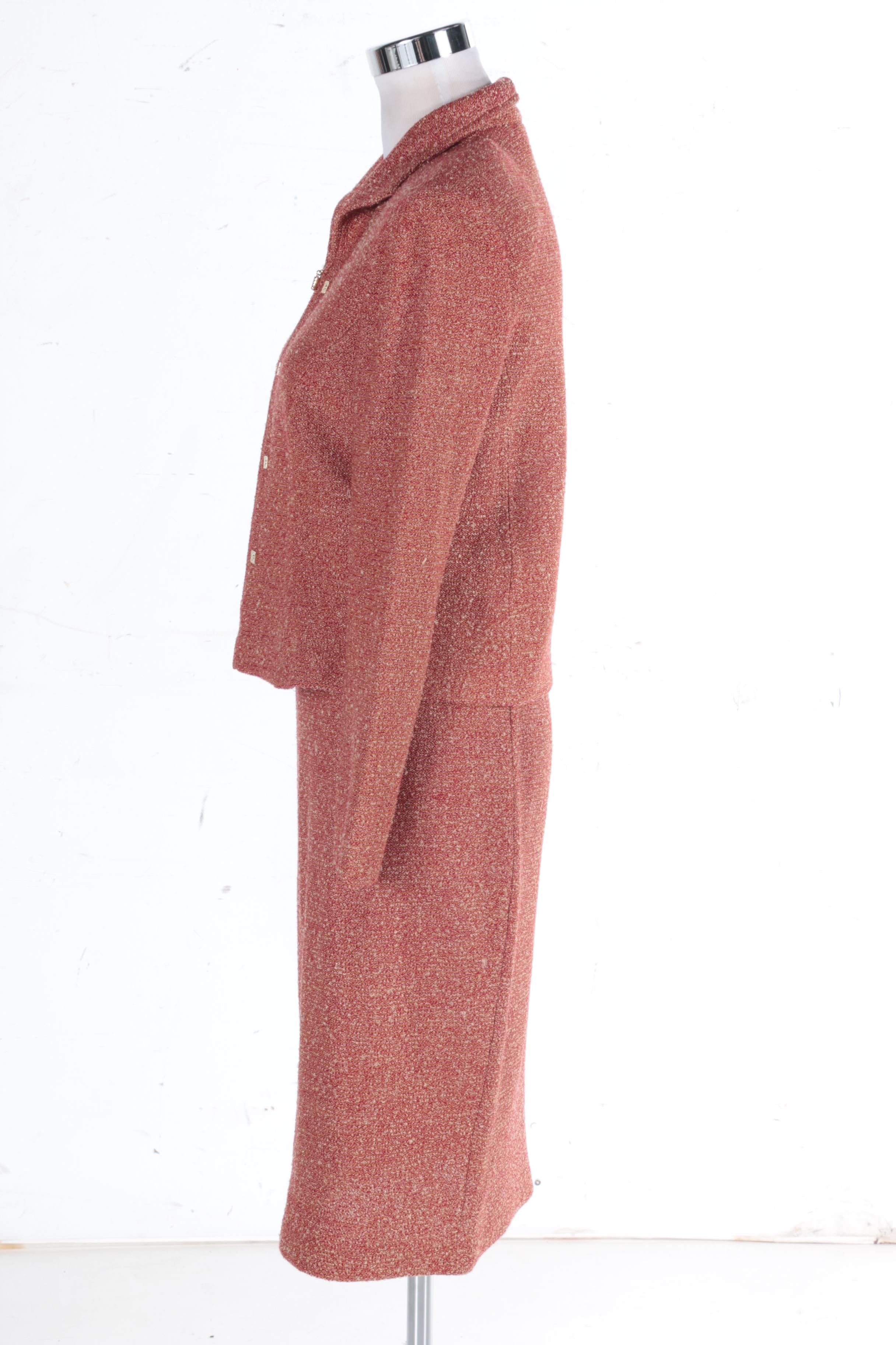 St John Collection by Marie Gray Skirt Suit and Black Top and Jacket