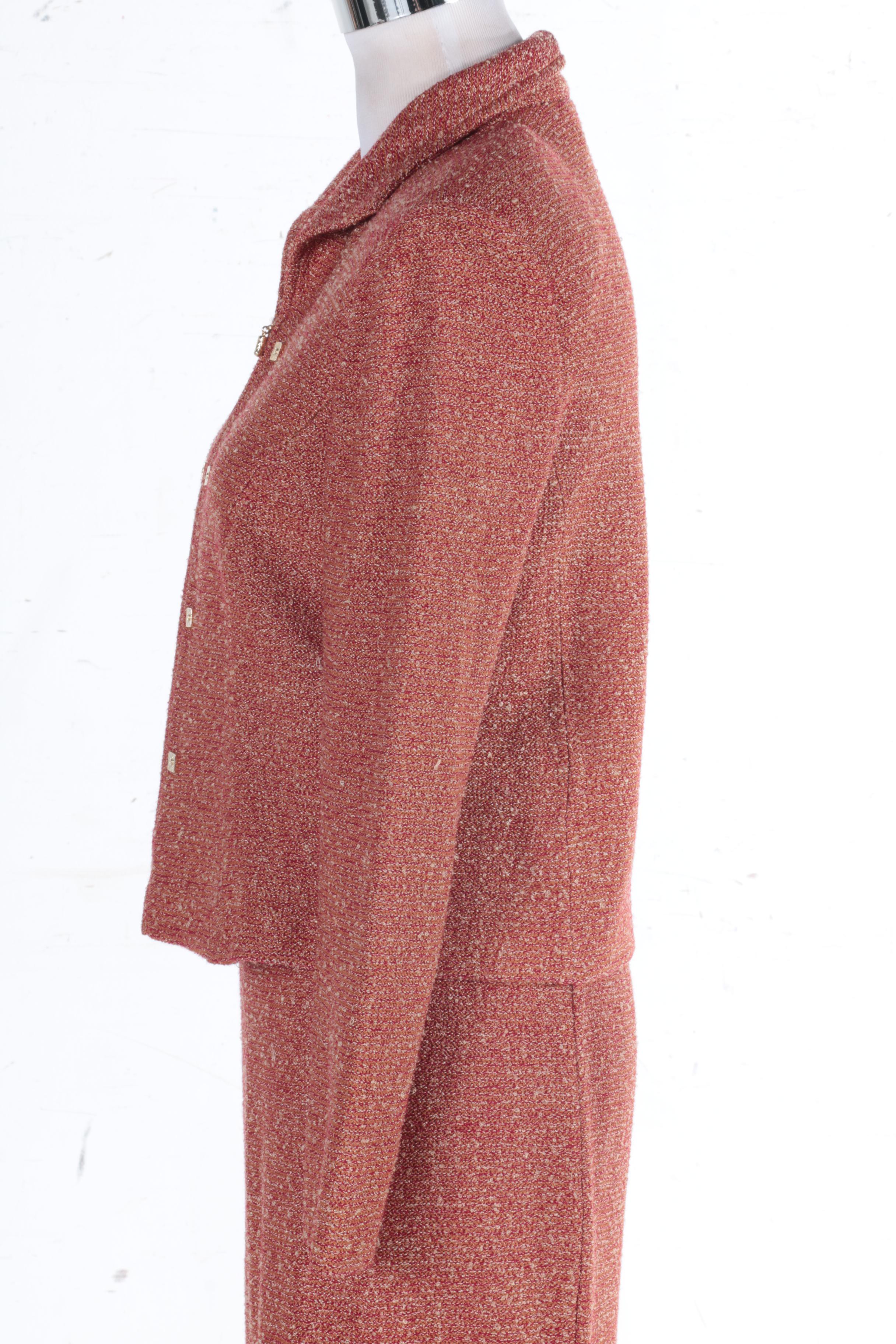 St John Collection by Marie Gray Skirt Suit and Black Top and Jacket