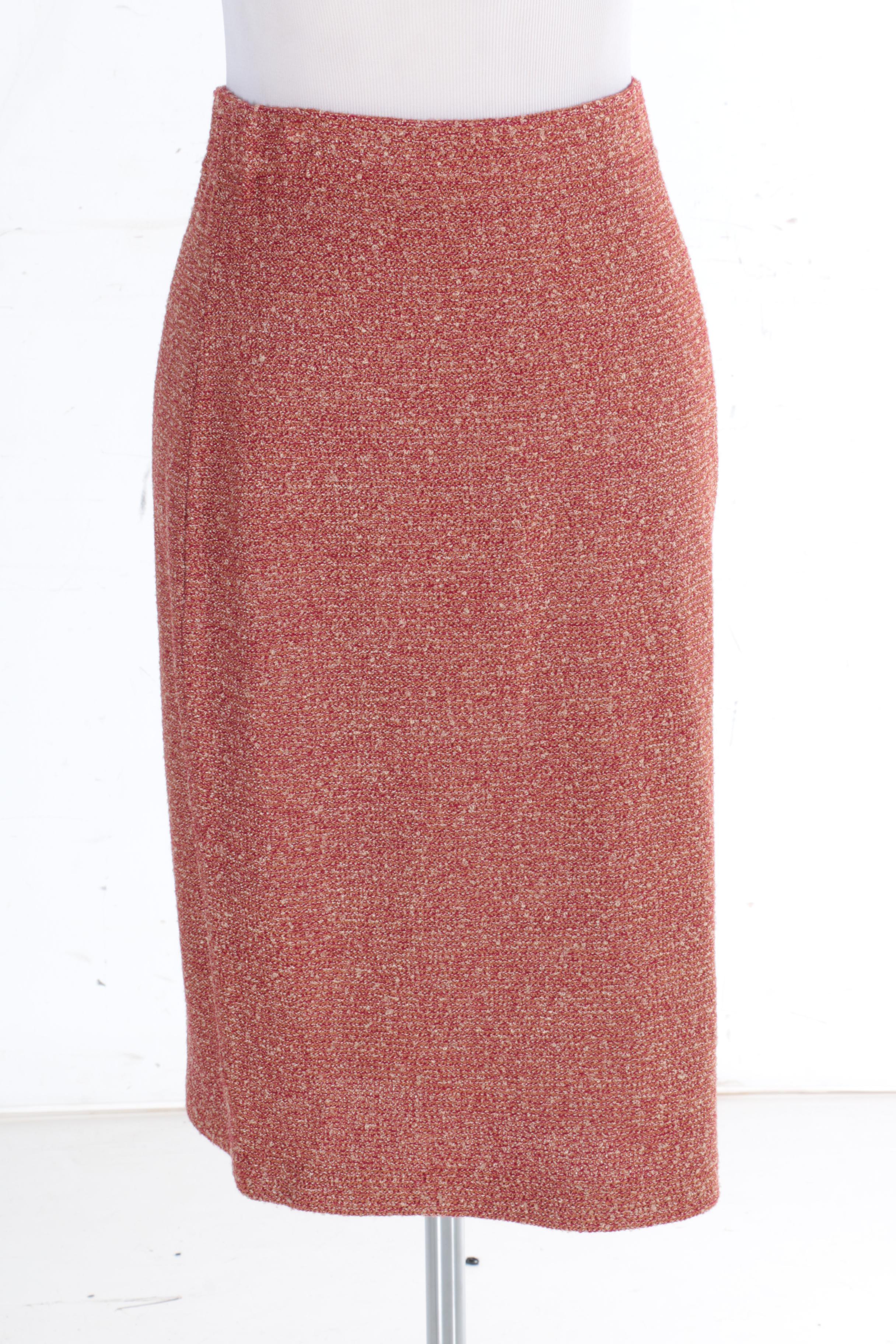 St John Collection by Marie Gray Skirt Suit and Black Top and Jacket