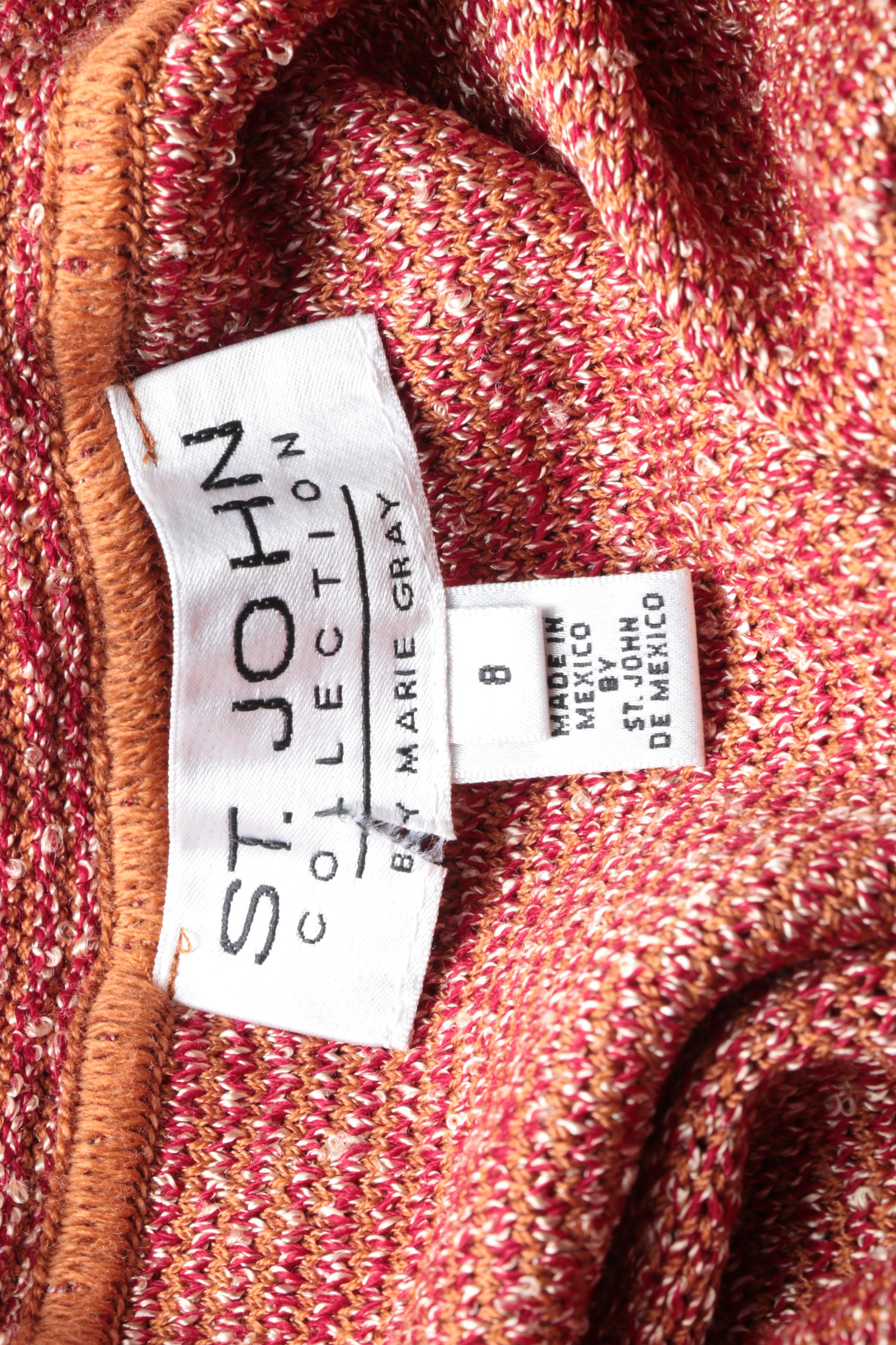 St John Collection by Marie Gray Skirt Suit and Black Top and Jacket