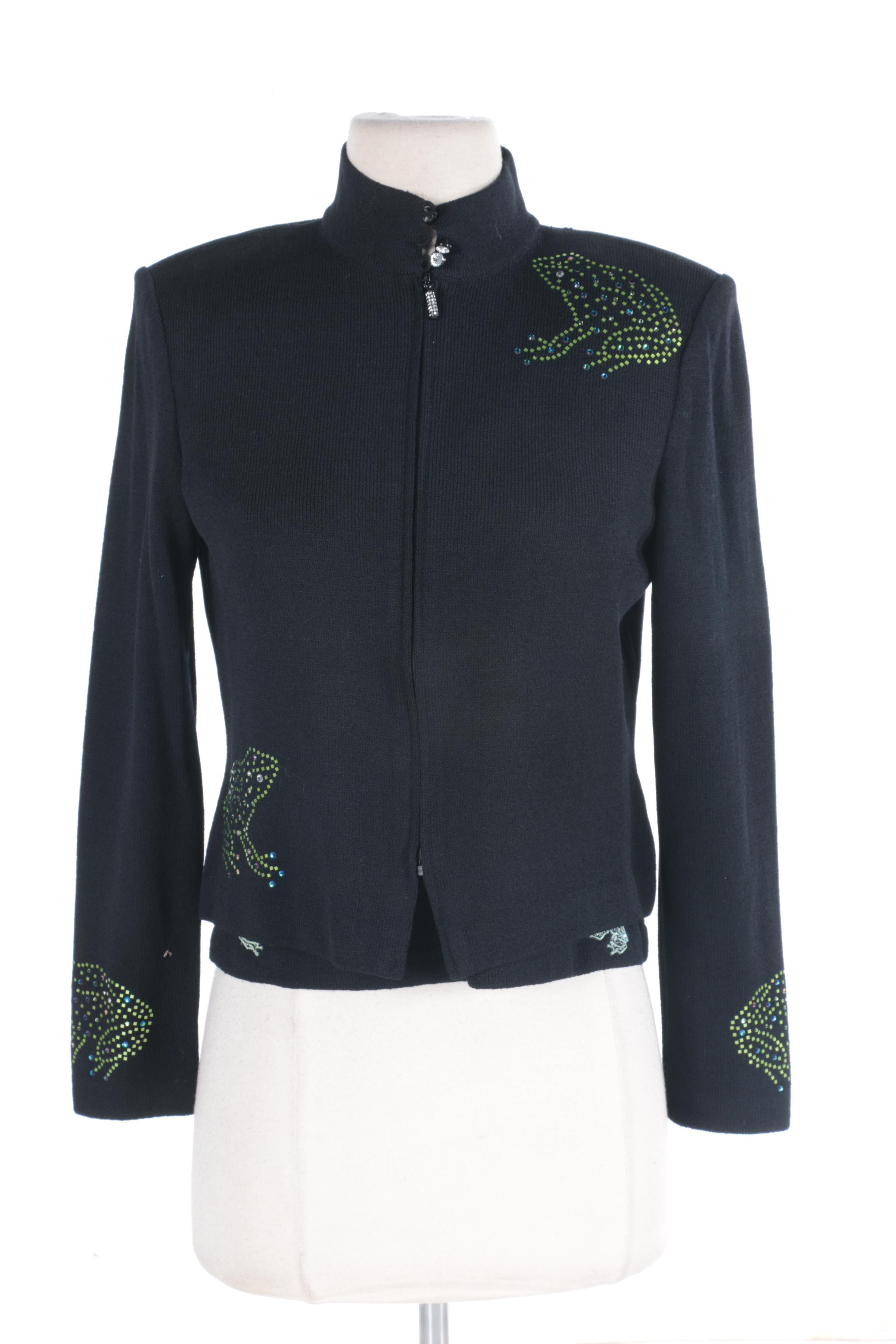 St John Collection by Marie Gray Skirt Suit and Black Top and Jacket