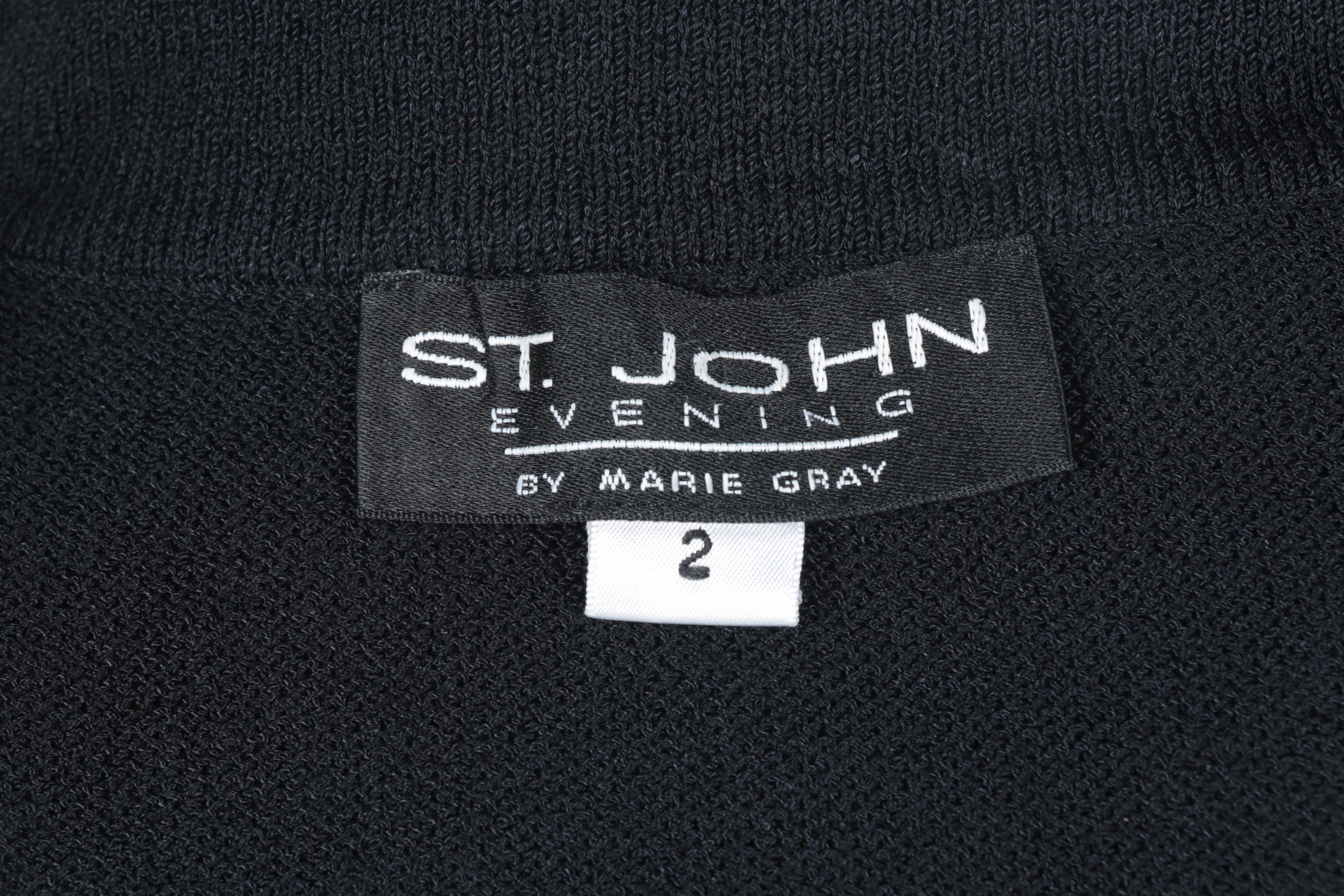 St John Collection by Marie Gray Skirt Suit and Black Top and Jacket