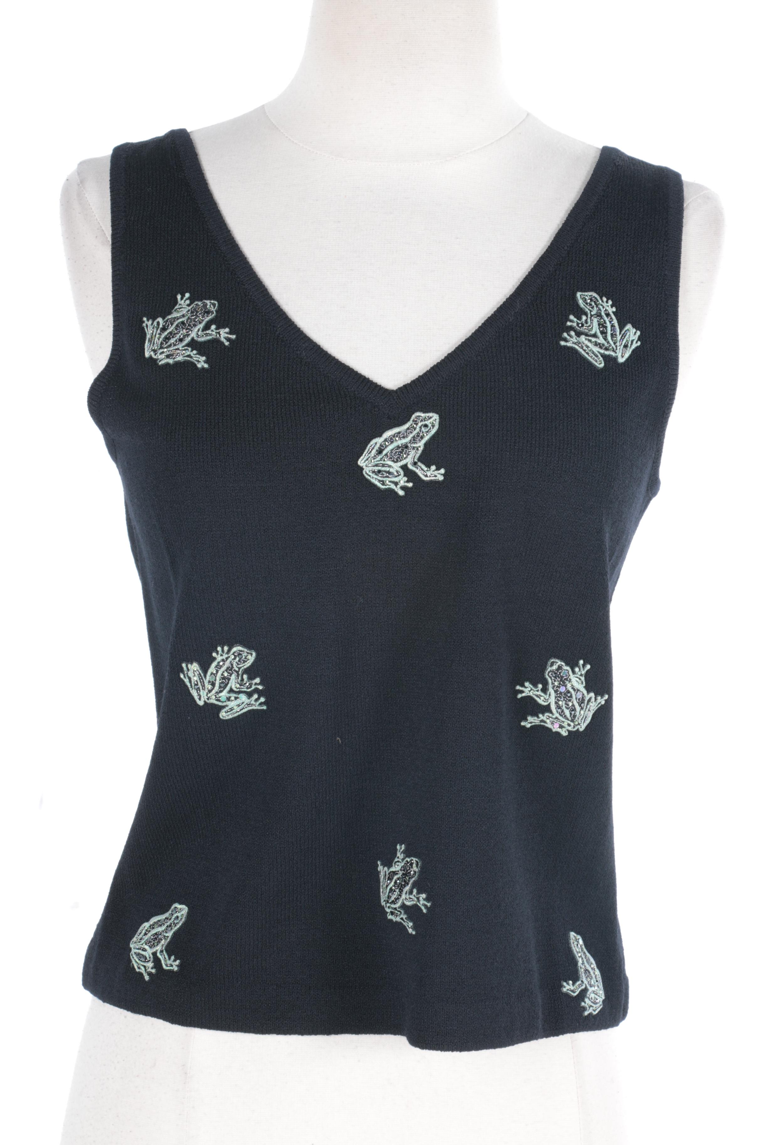 St John Collection by Marie Gray Skirt Suit and Black Top and Jacket