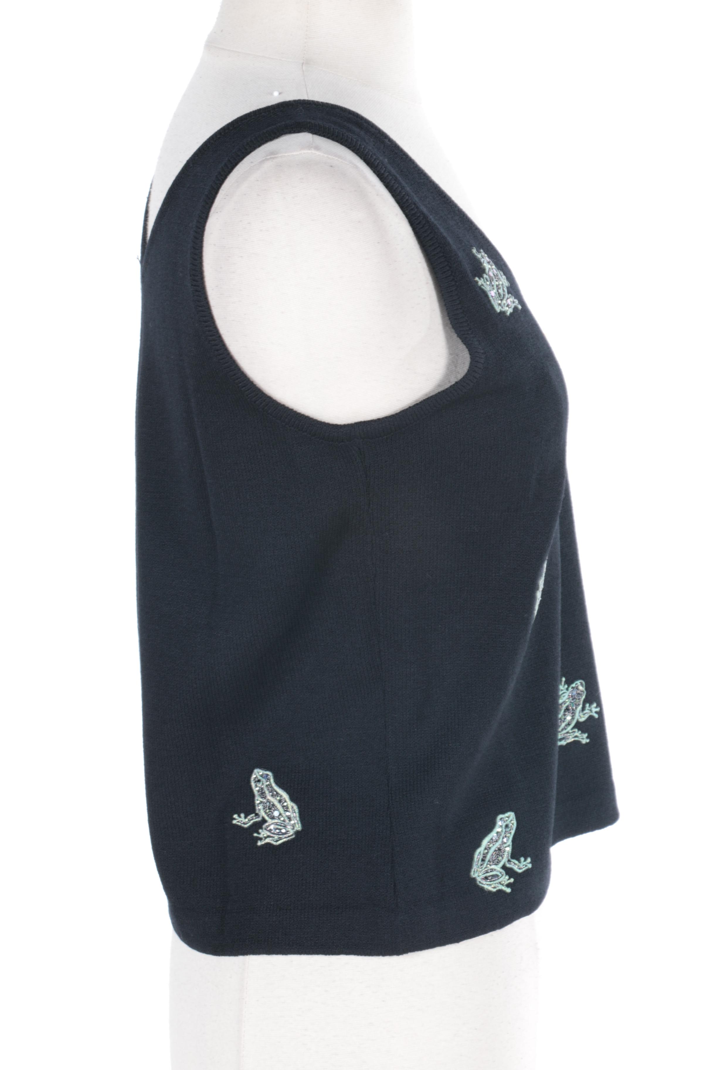 St John Collection by Marie Gray Skirt Suit and Black Top and Jacket