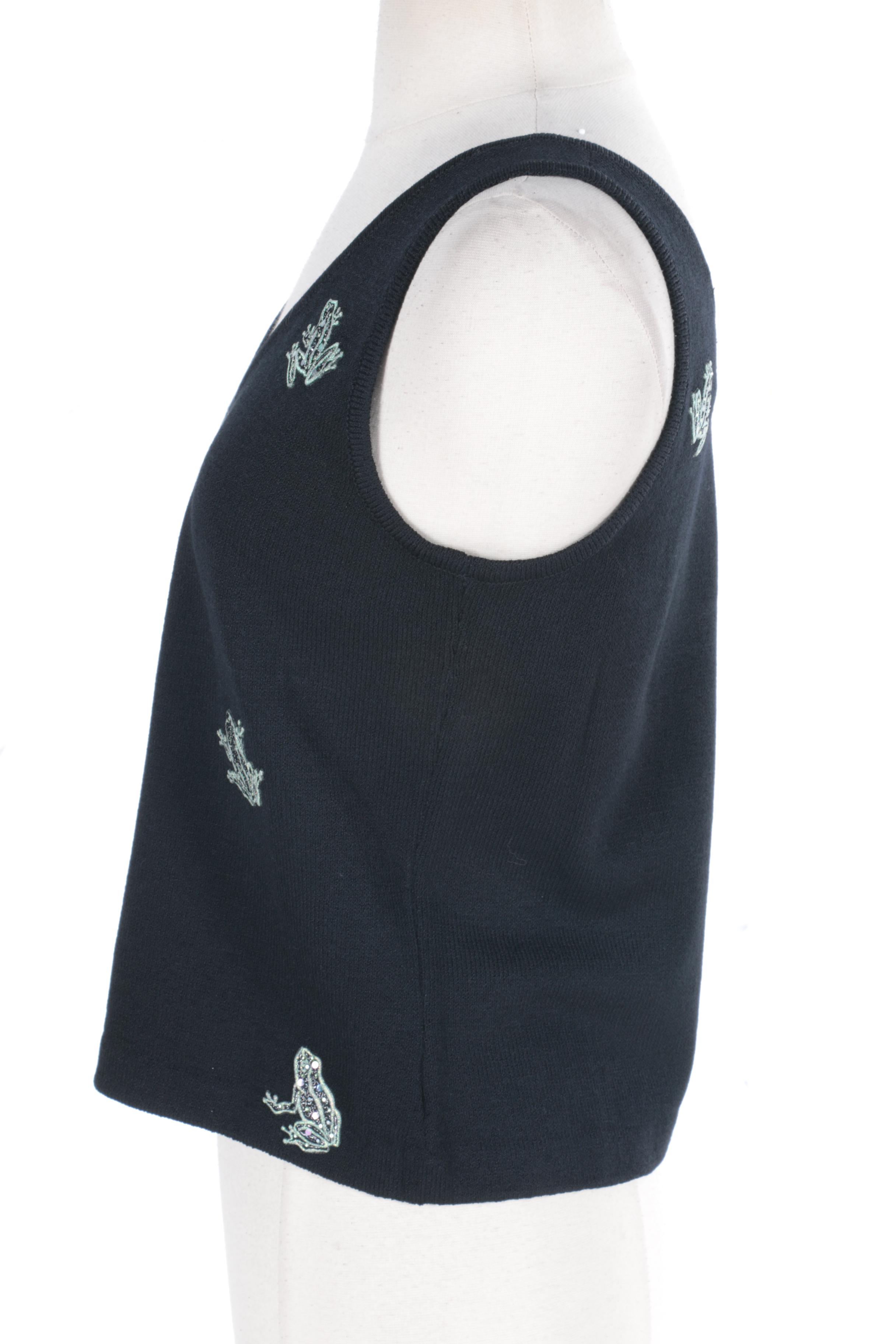 St John Collection by Marie Gray Skirt Suit and Black Top and Jacket