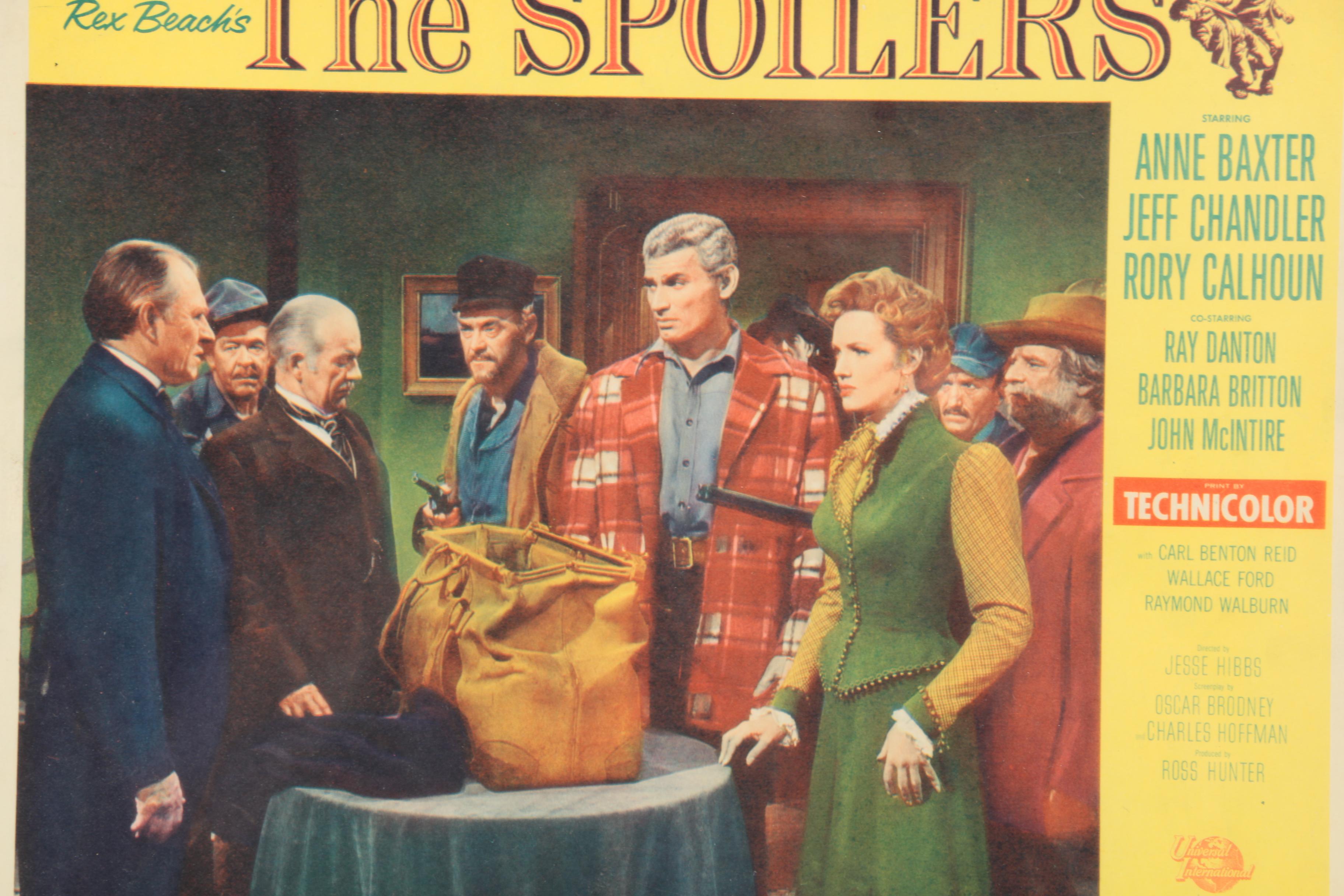 Framed Advertising Poster for "The Spoilers"