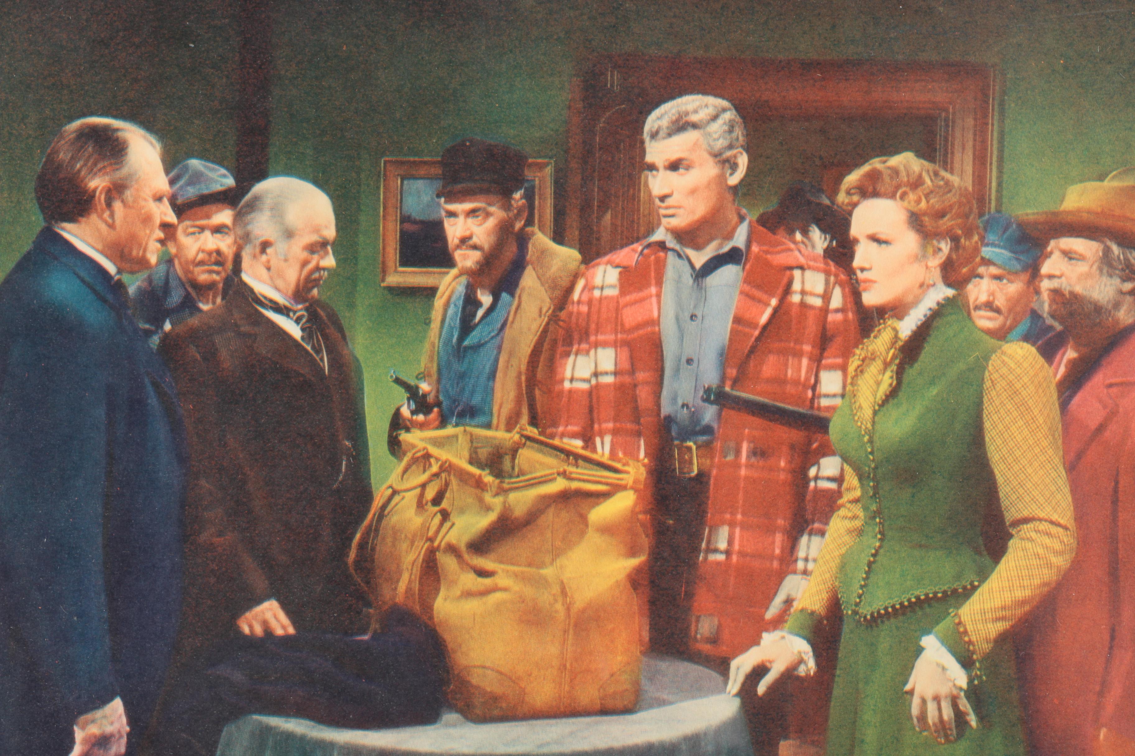 Framed Advertising Poster for "The Spoilers"