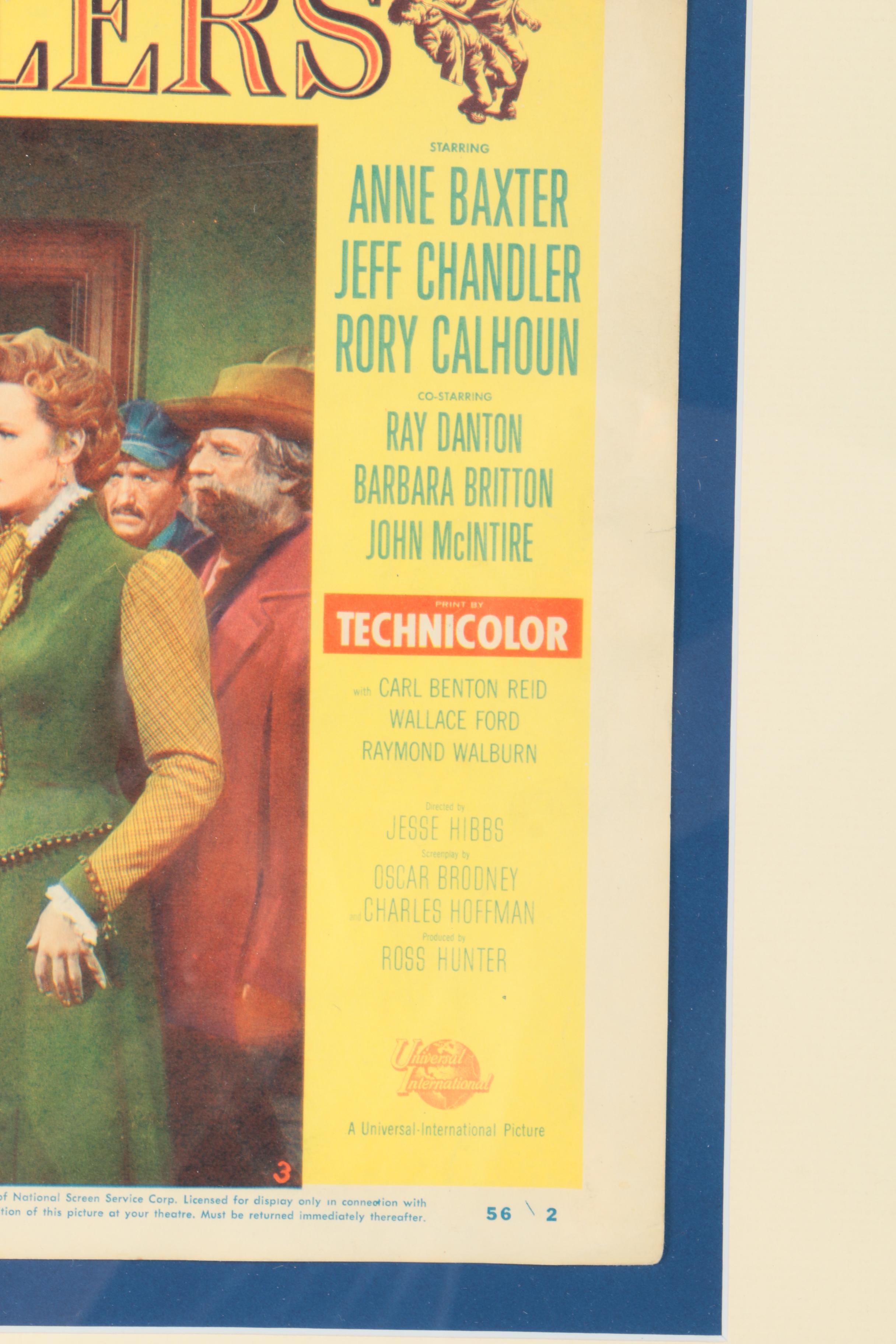 Framed Advertising Poster for "The Spoilers"