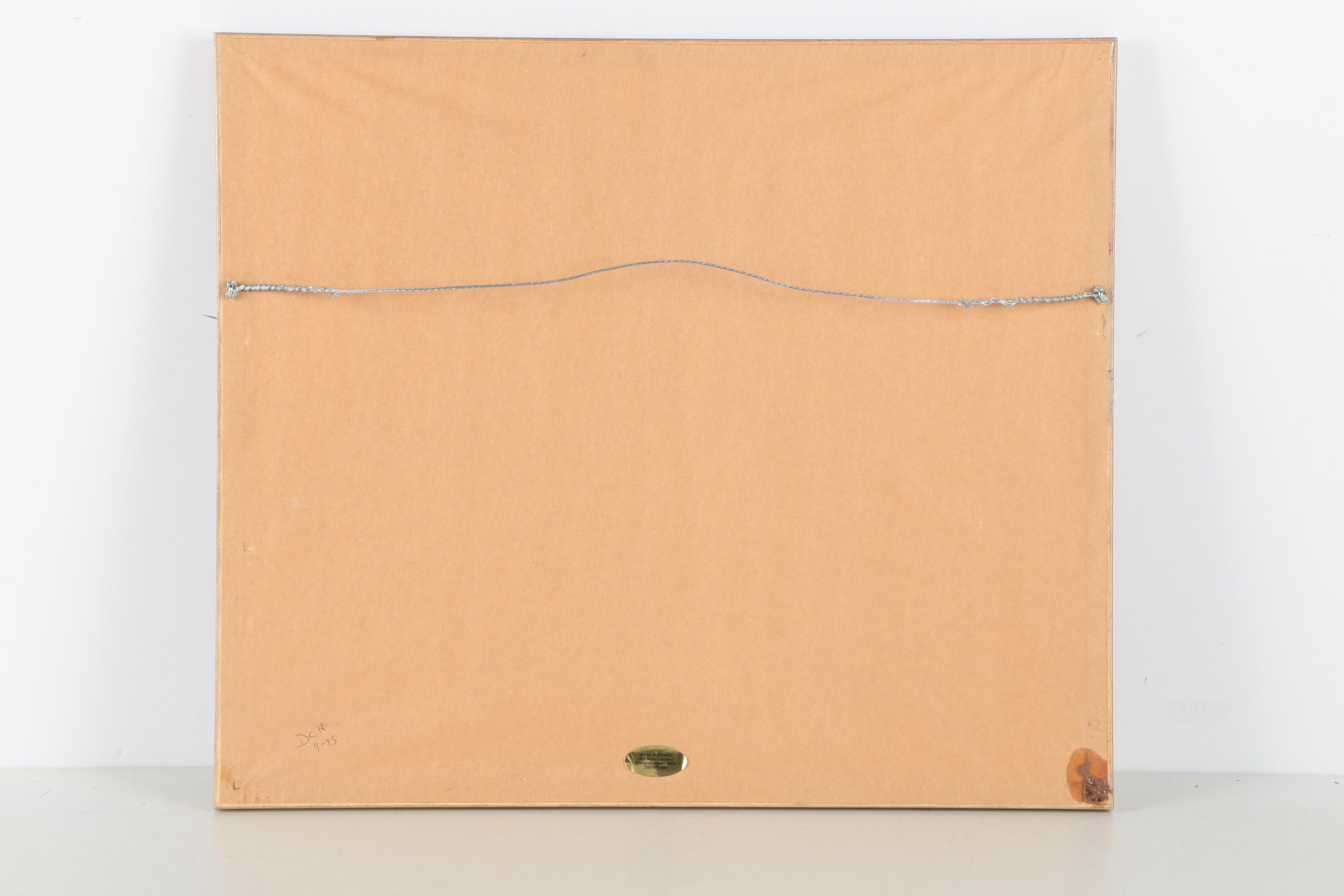 Framed Advertising Poster for "The Spoilers"