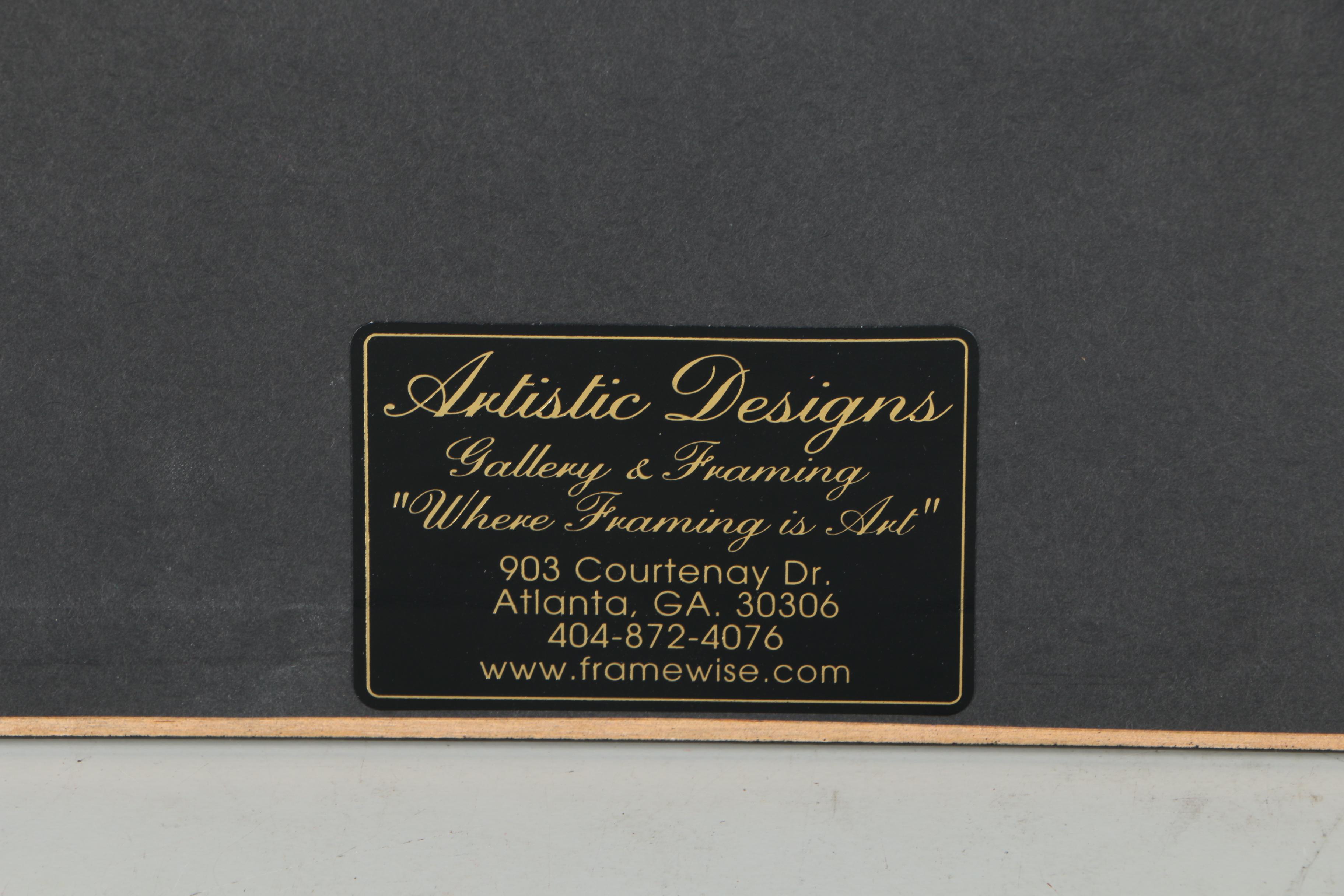 Offset Lithograph After William Gibb's Illustration of Tielke's "Caduceus" Viola da Gamba