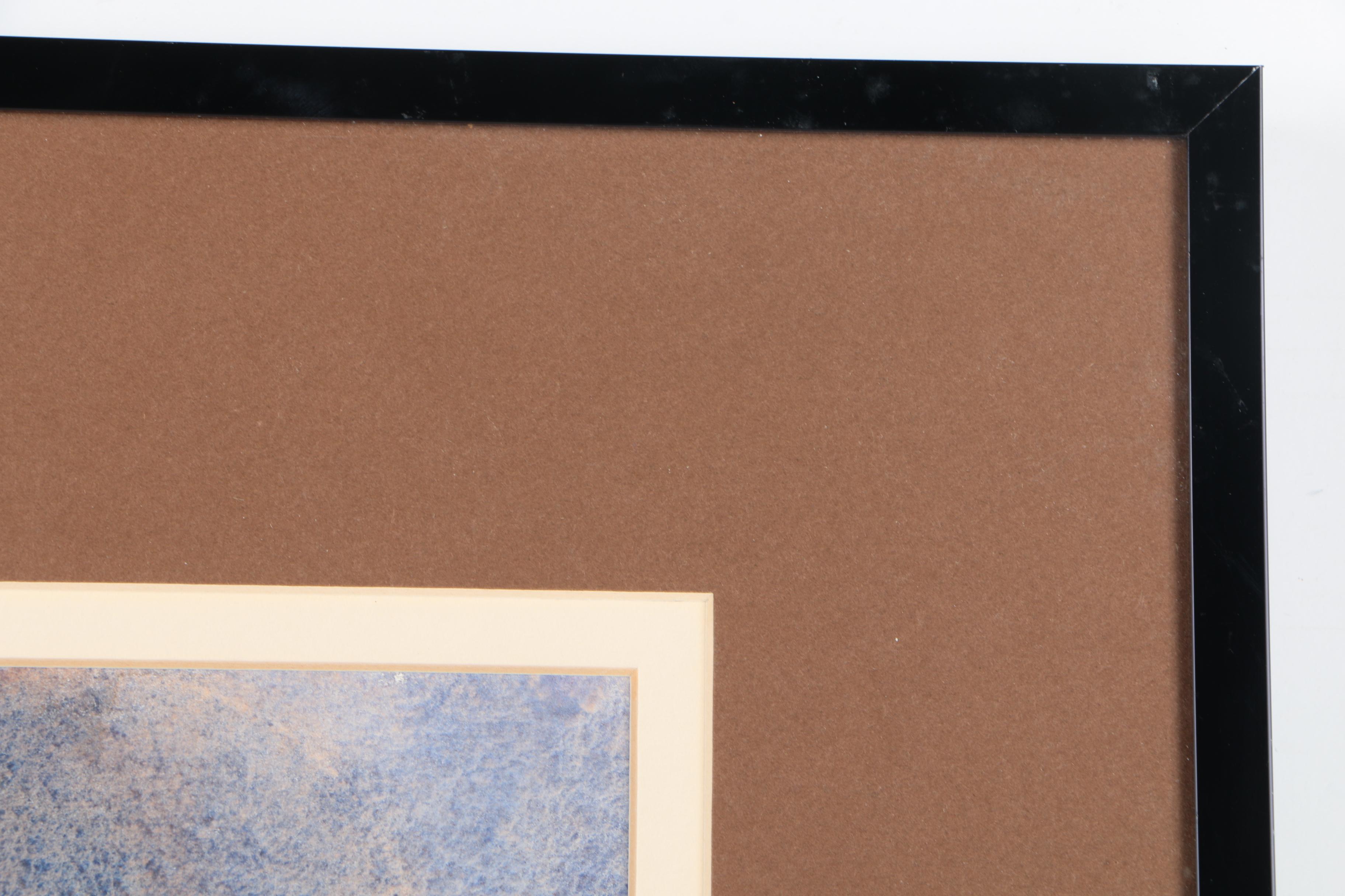 Betty Evans Cook Watercolor Painting of Costumed Woman