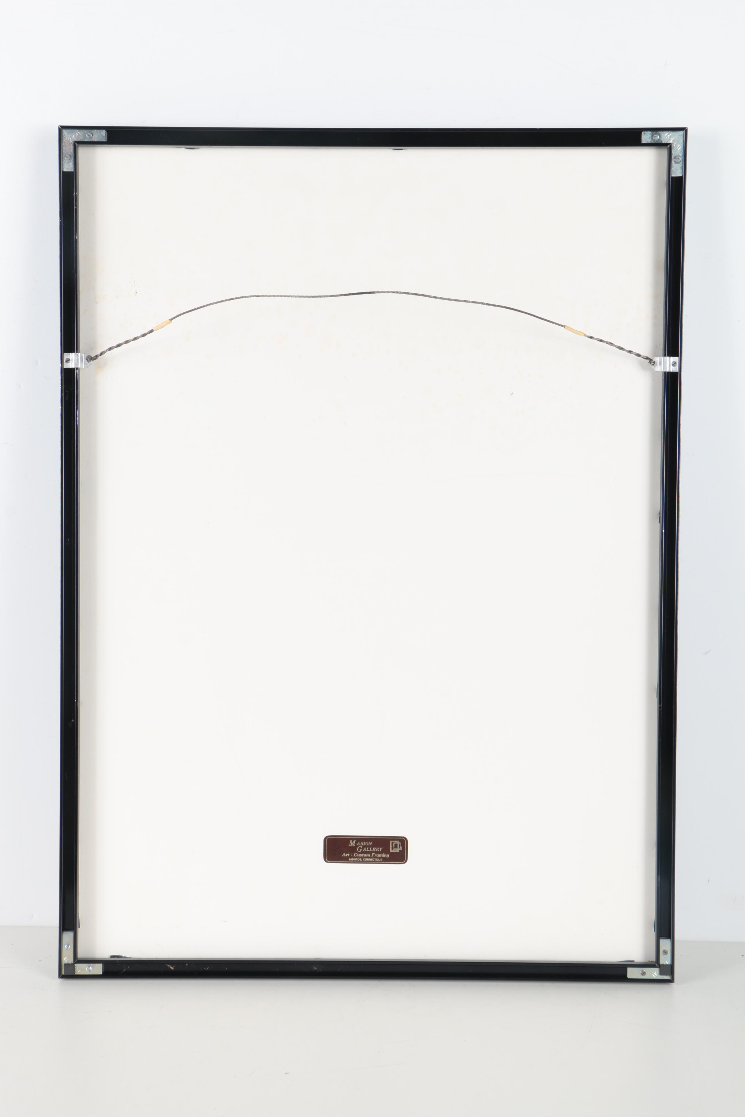 Betty Evans Cook Watercolor Painting of Costumed Woman