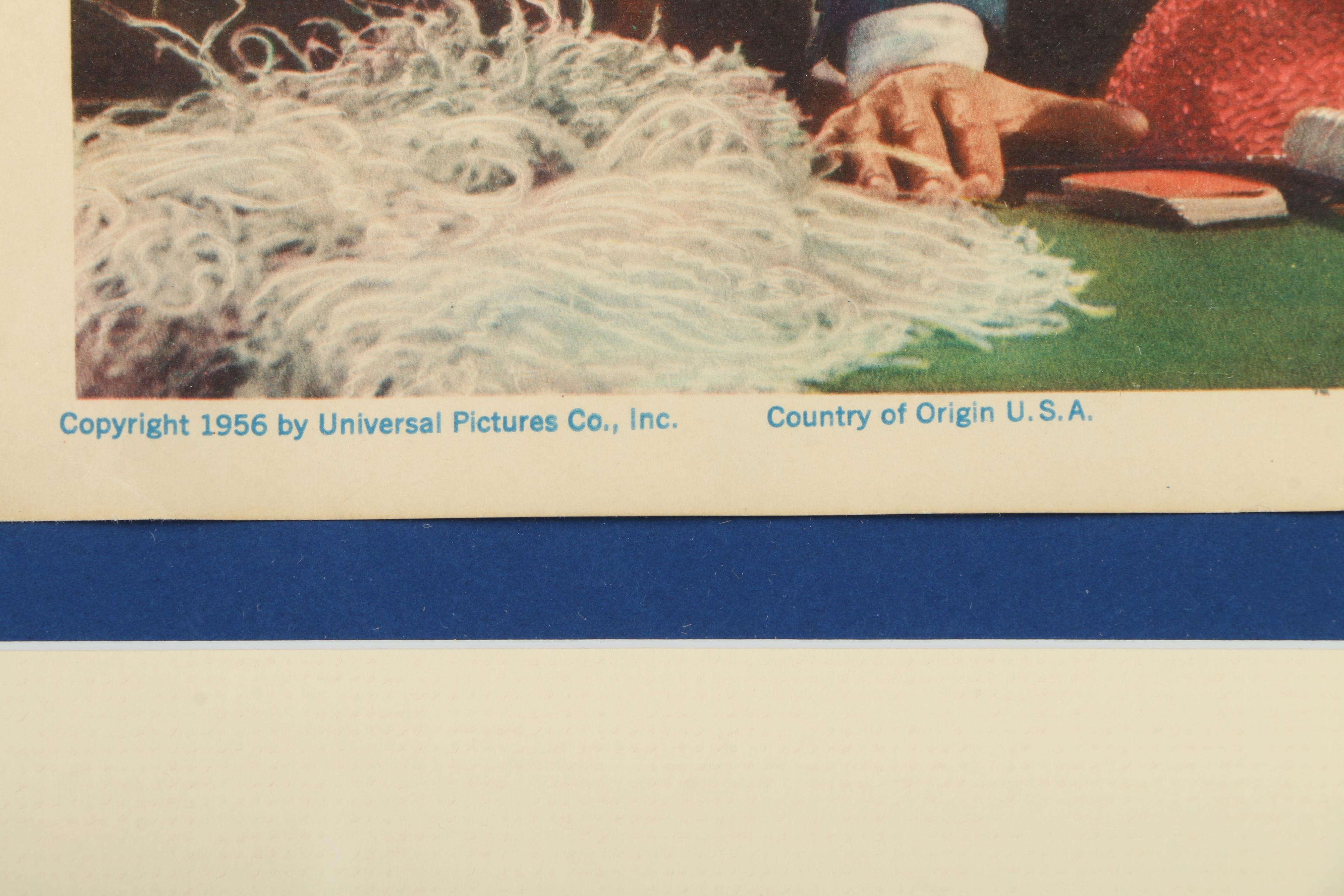 Framed 1956 "The Spoilers" Lobby Card