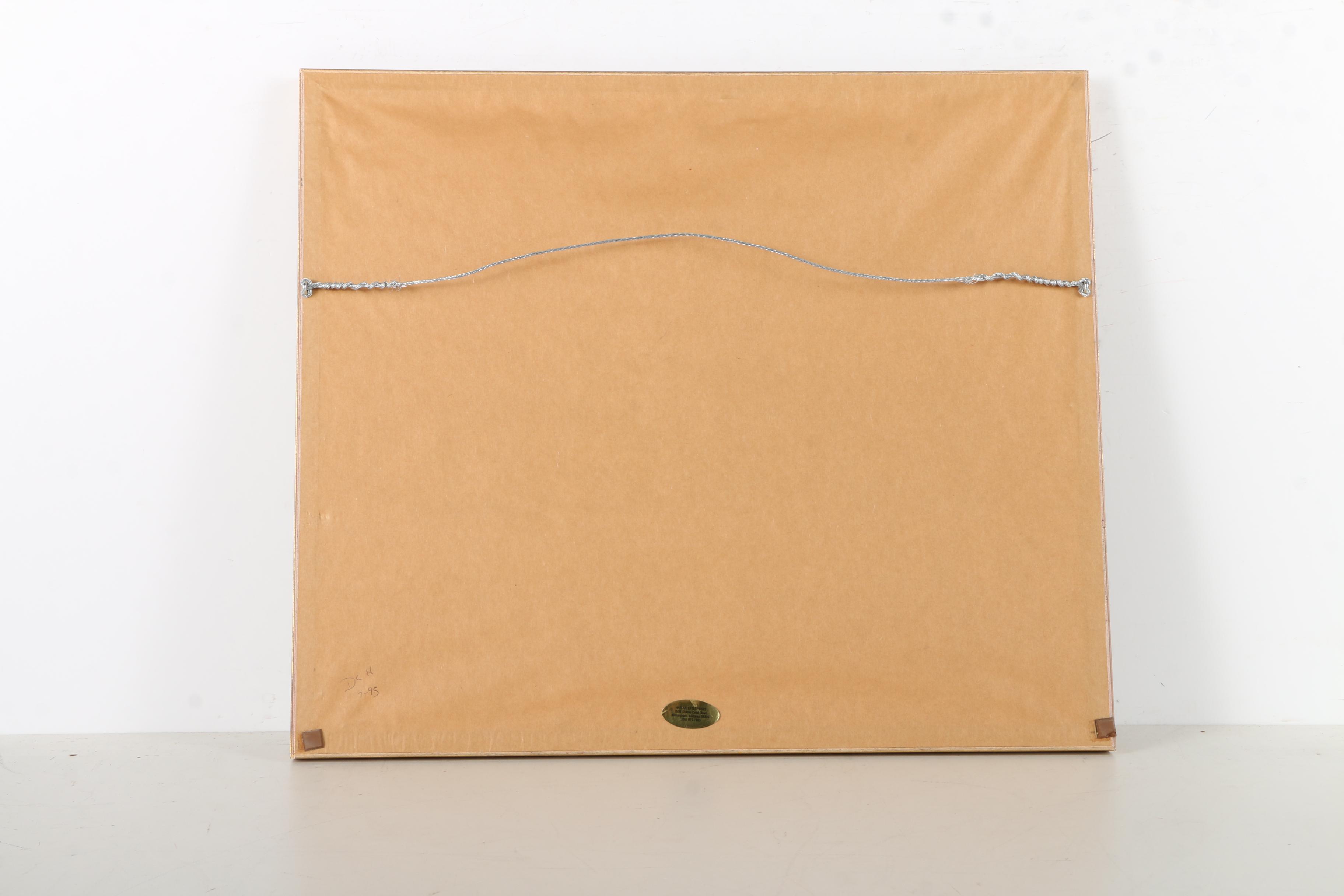 Framed 1956 "The Spoilers" Lobby Card