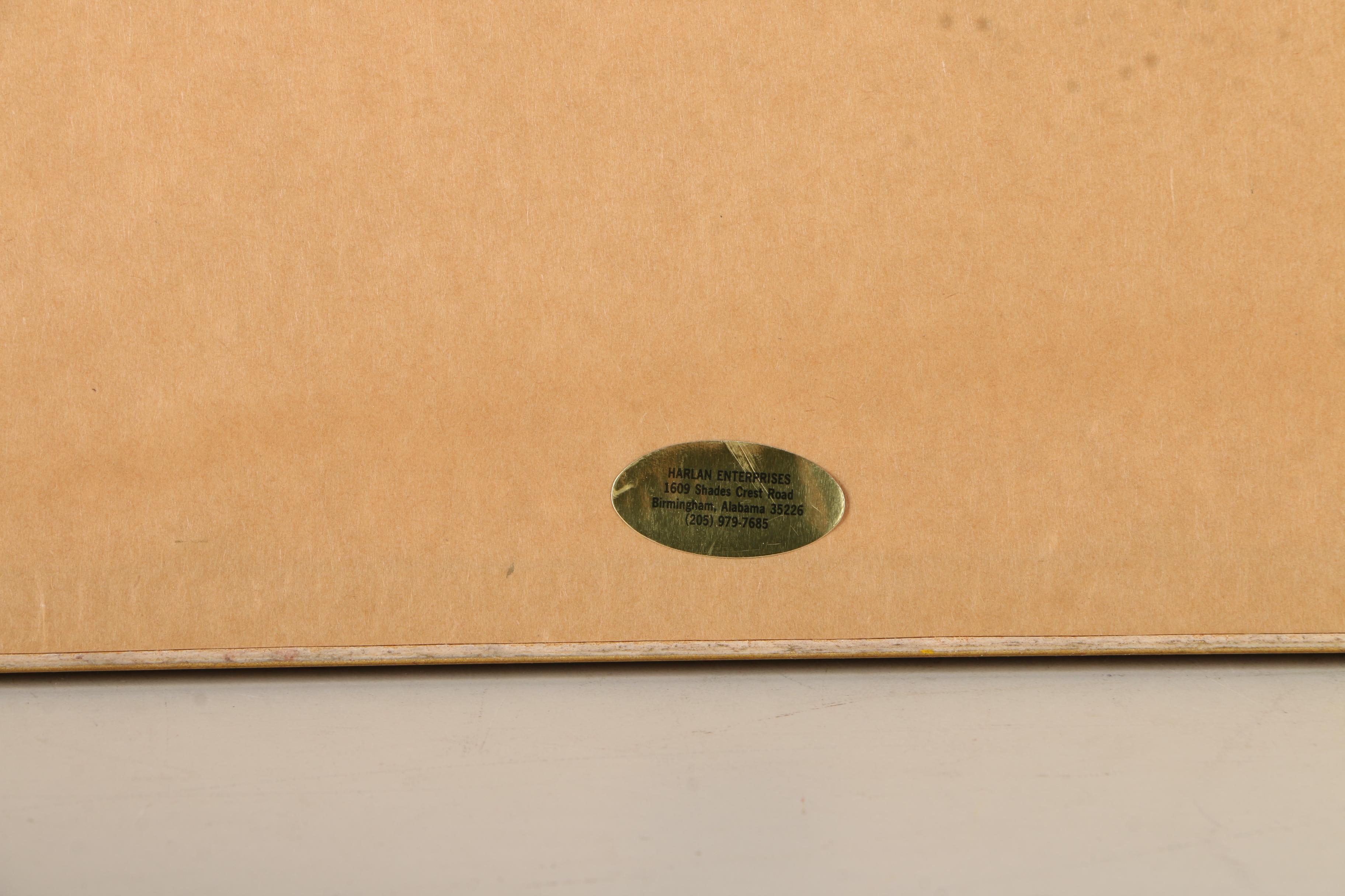 Framed 1956 "The Spoilers" Lobby Card