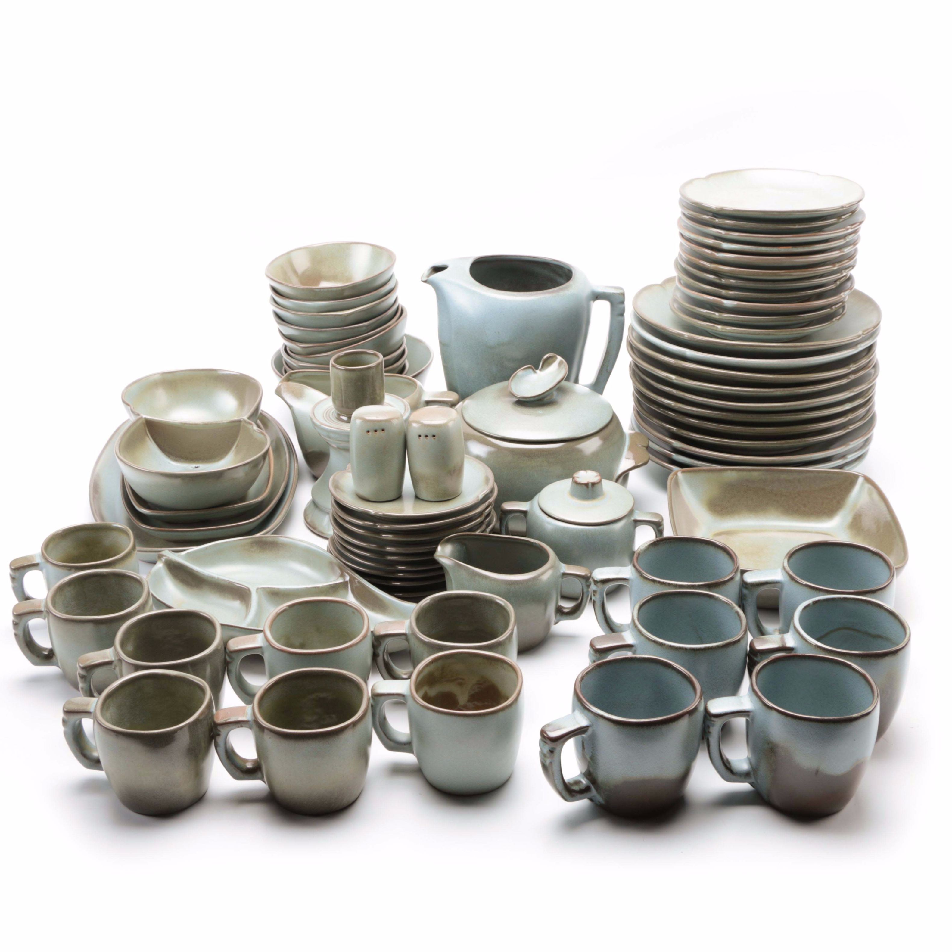 Frankoma "Plainsman Woodland Moss" Dinner Service