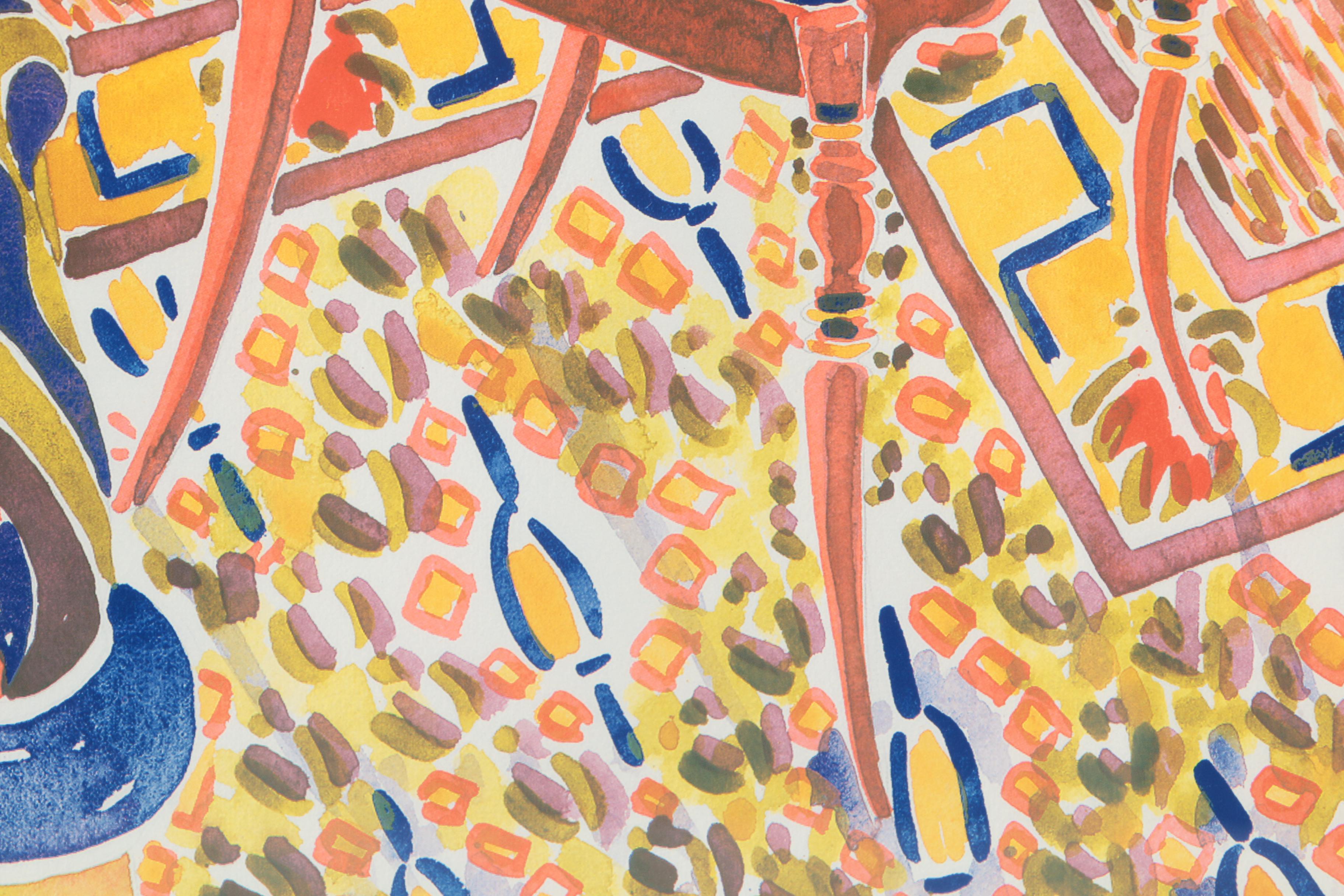 Virginia Fergus Limited Edition Offset Lithograph "Southern Seat I"