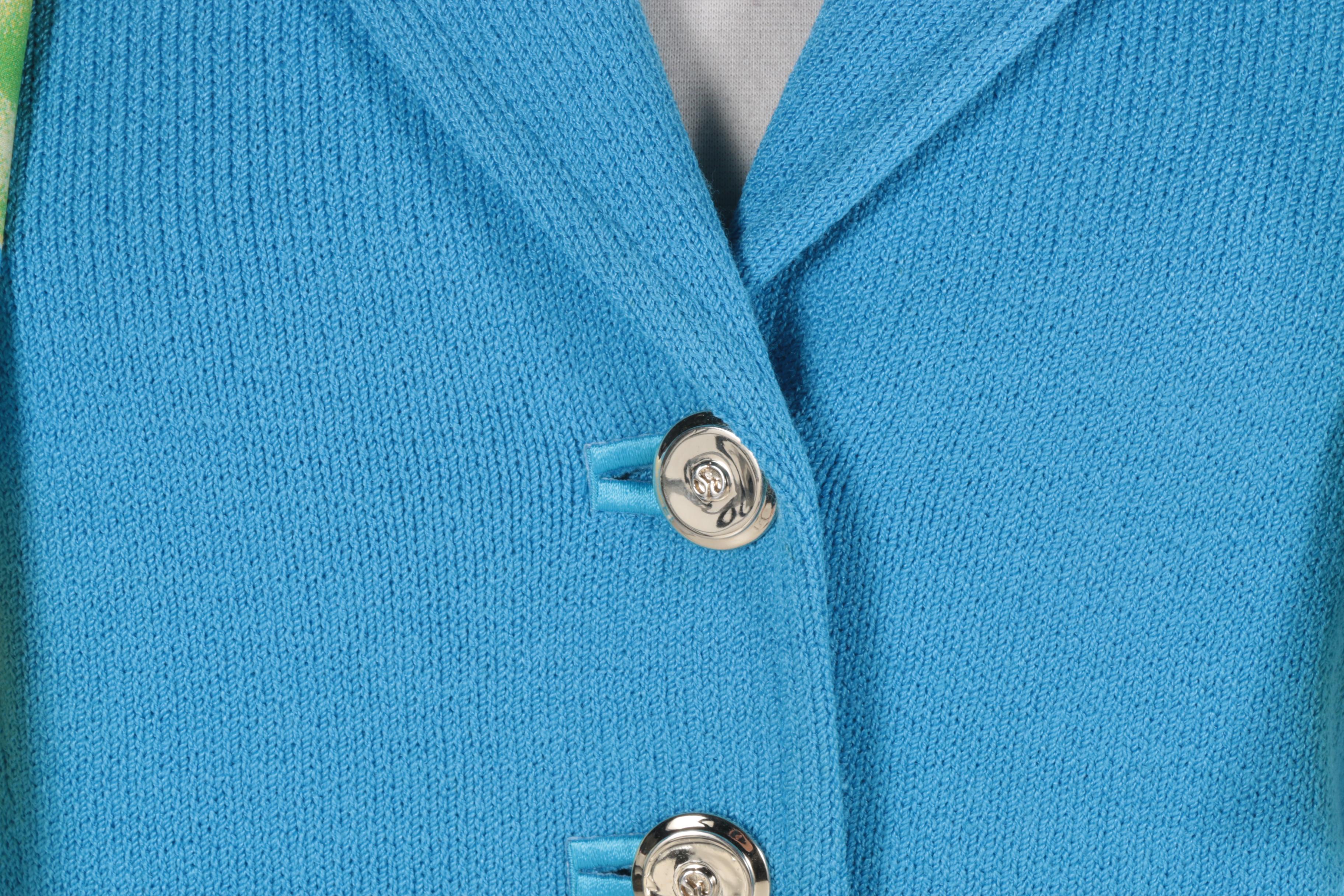 St. John Collection Skirt Suit Including Scarf