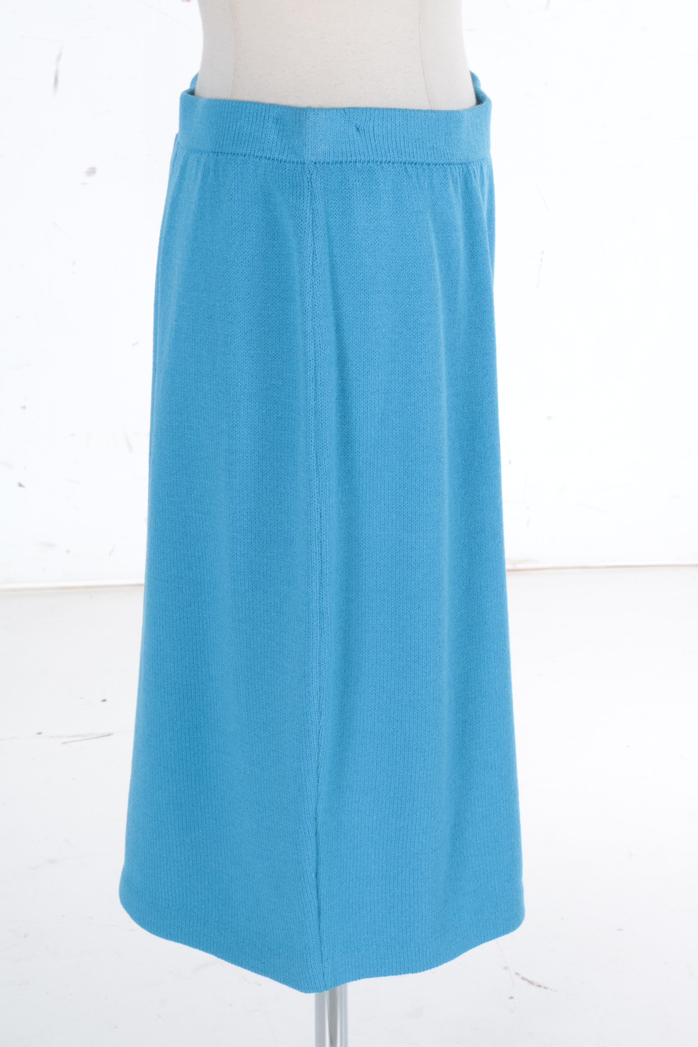 St. John Collection Skirt Suit Including Scarf