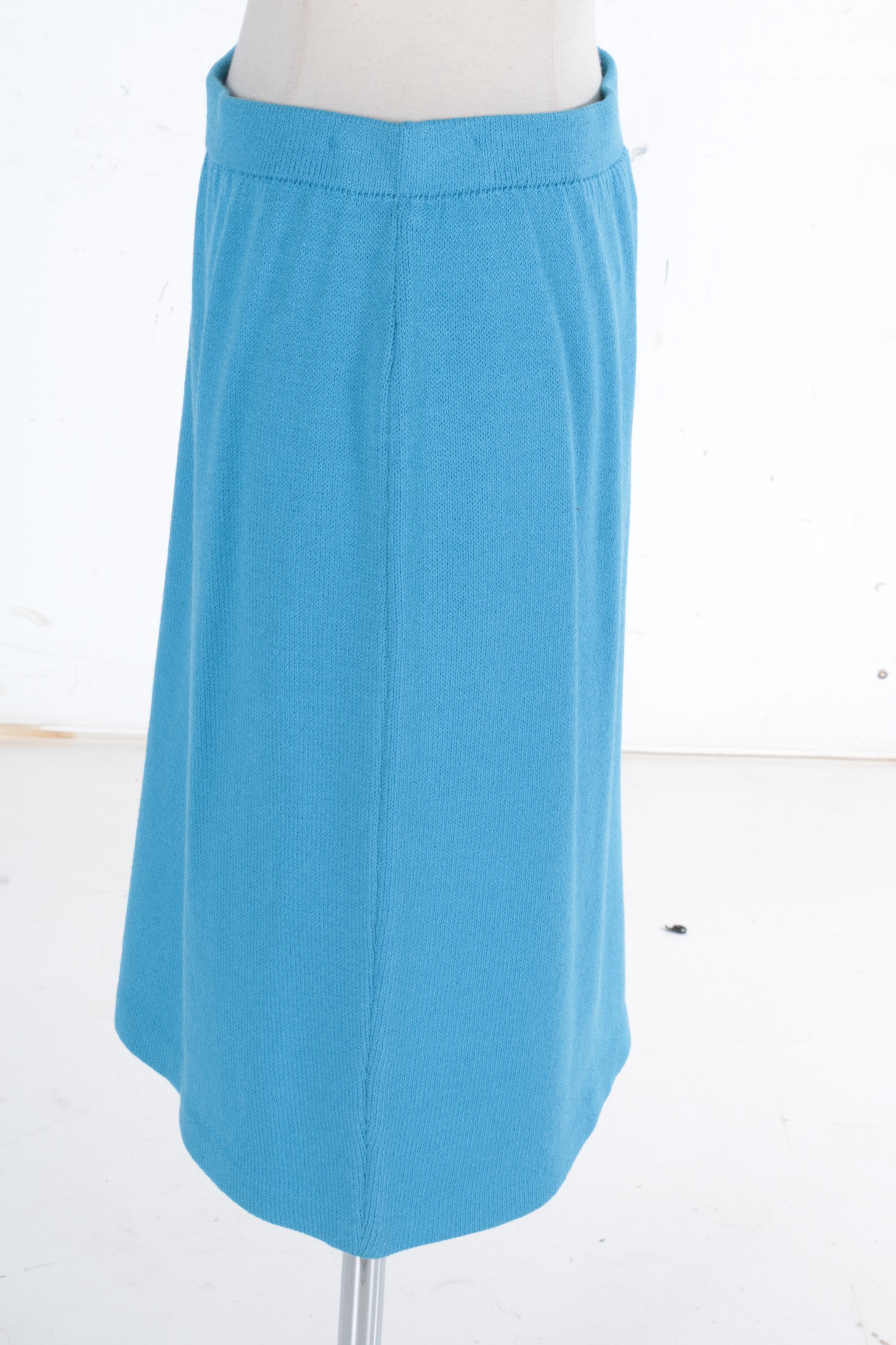 St. John Collection Skirt Suit Including Scarf