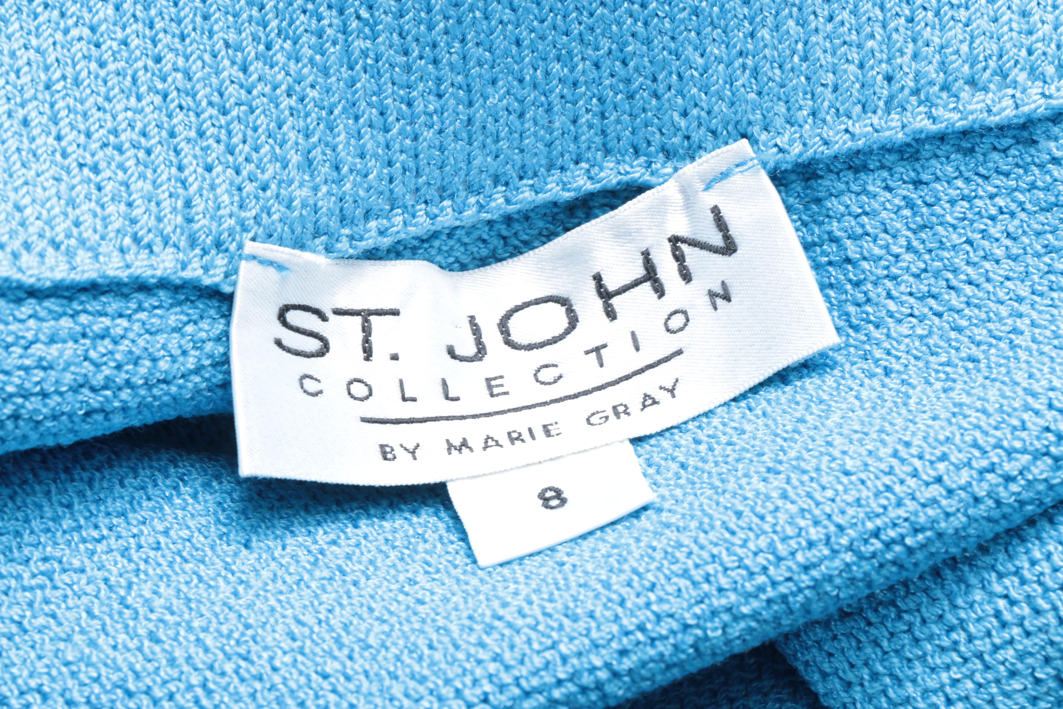 St. John Collection Skirt Suit Including Scarf