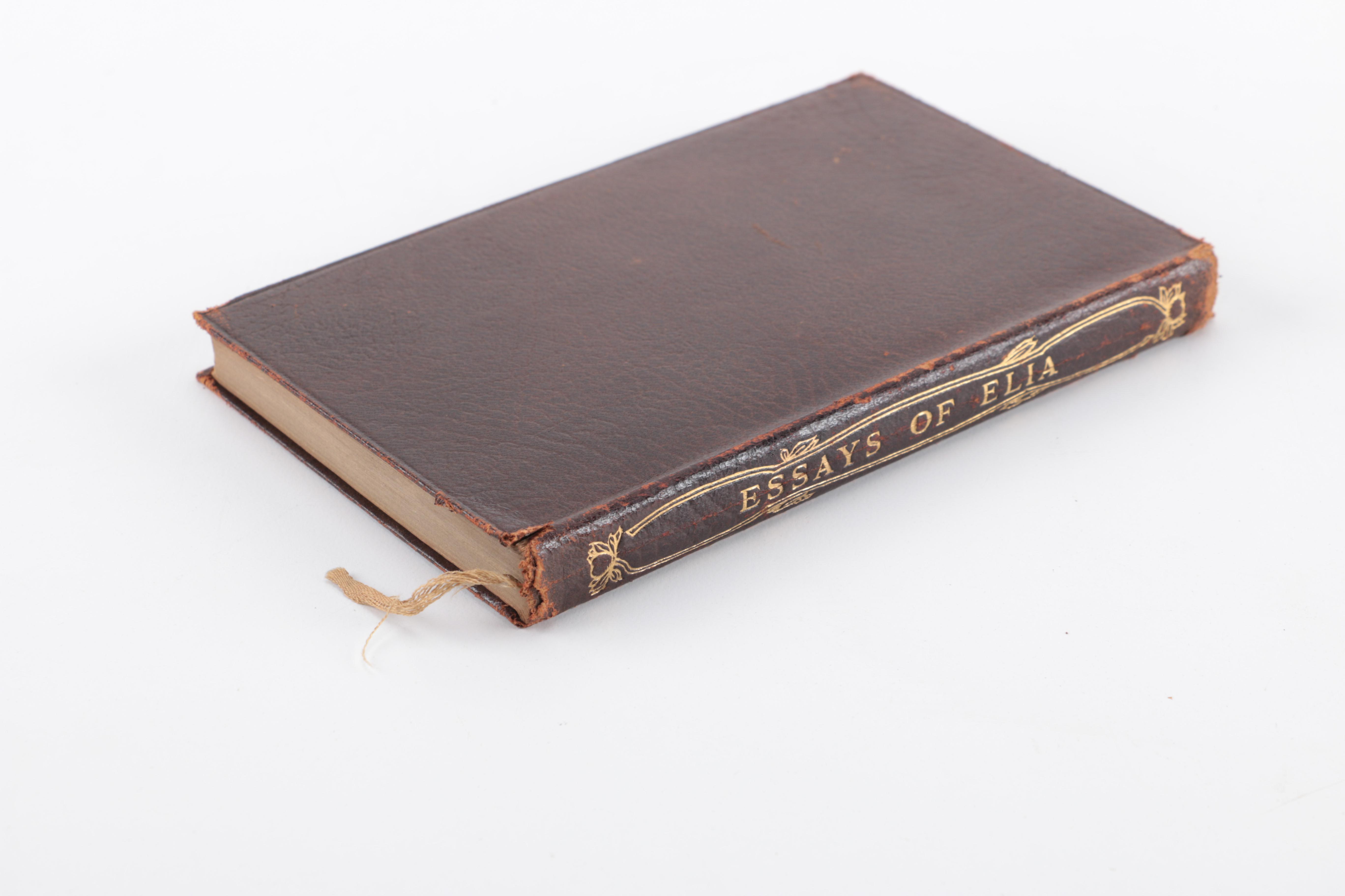 "Essays of Elia" and "Last Essays of Elia" by Charles Lamb