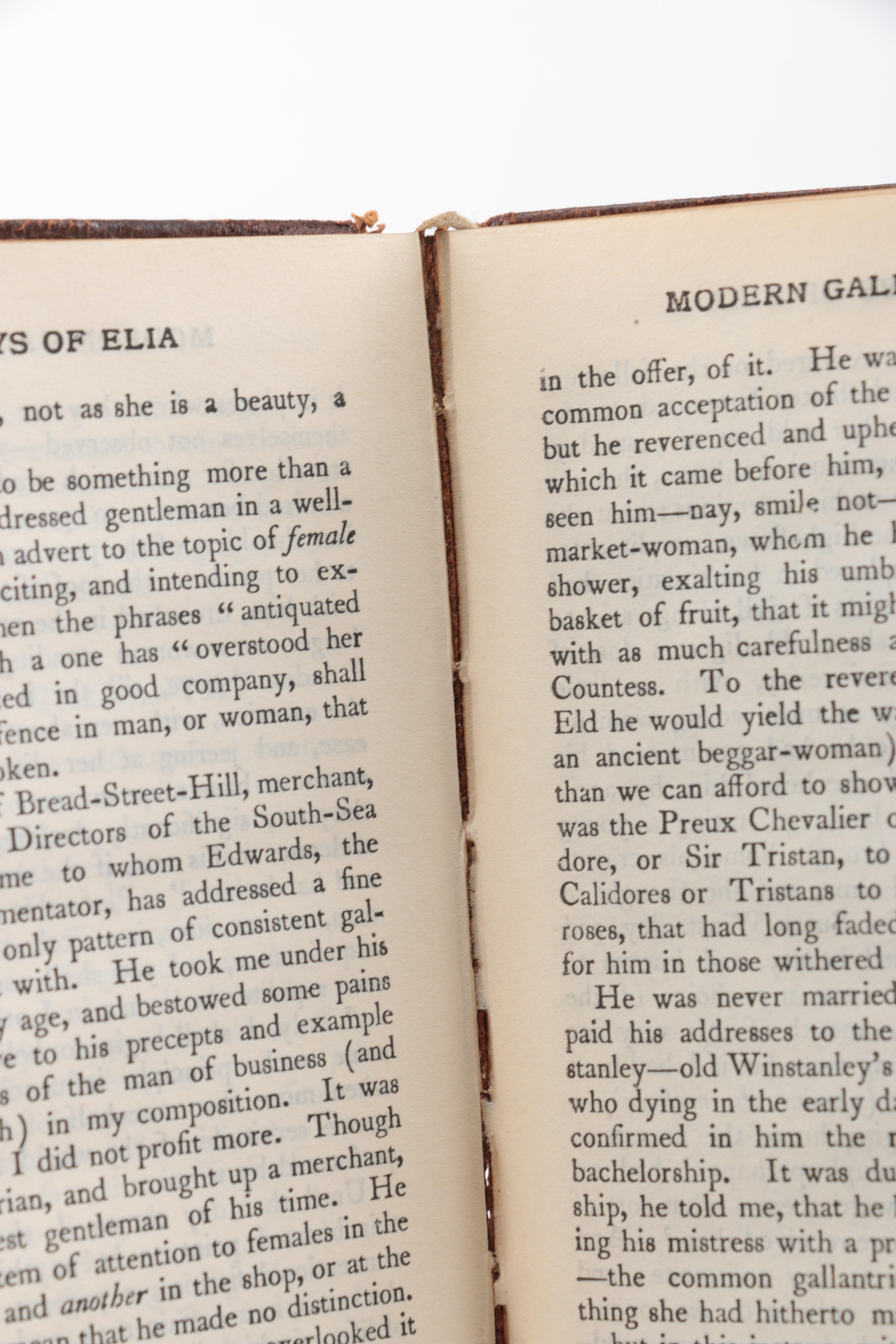 "Essays of Elia" and "Last Essays of Elia" by Charles Lamb