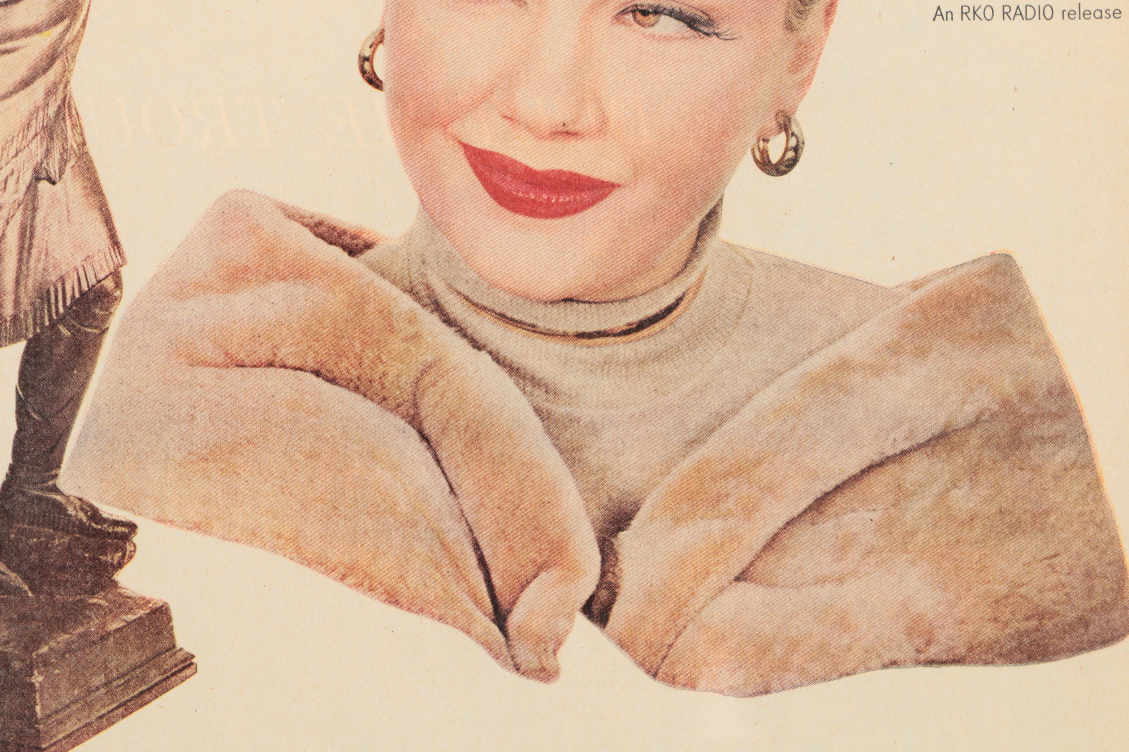 1953 Print Advertisement for Lux Toilet Soap Featuring Anne Baxter