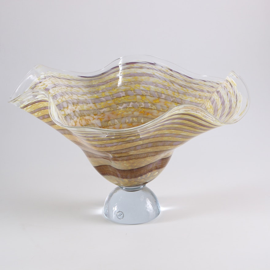 Fusion Z Handmade Art Glass Bowl