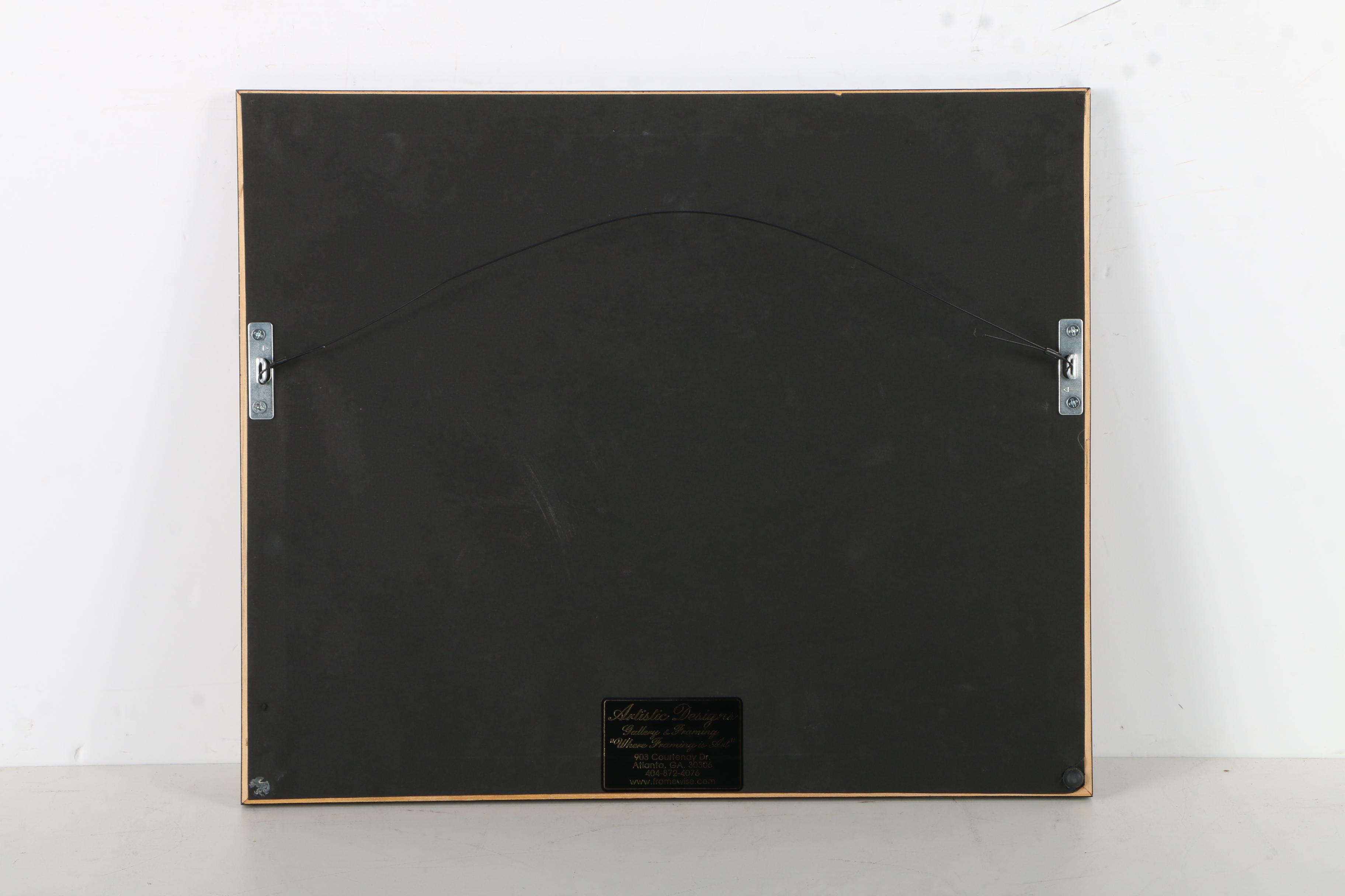 Offset Lithograph After William Gibb's Illustrations of Stradivarius and Guarnerius del Gesù Violins