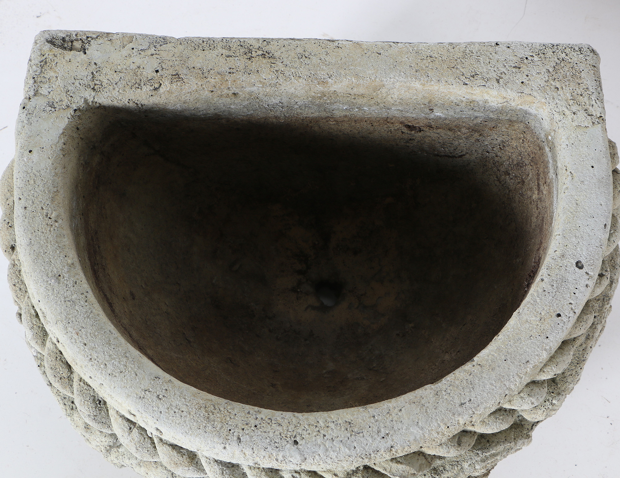 The Casey Collection "Lenox Window" and Cast Stone Planters