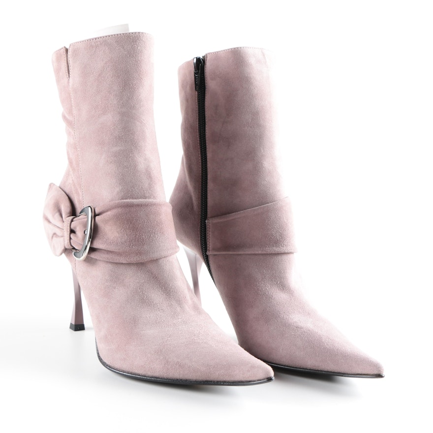 Casadei Suede Ankle Boots