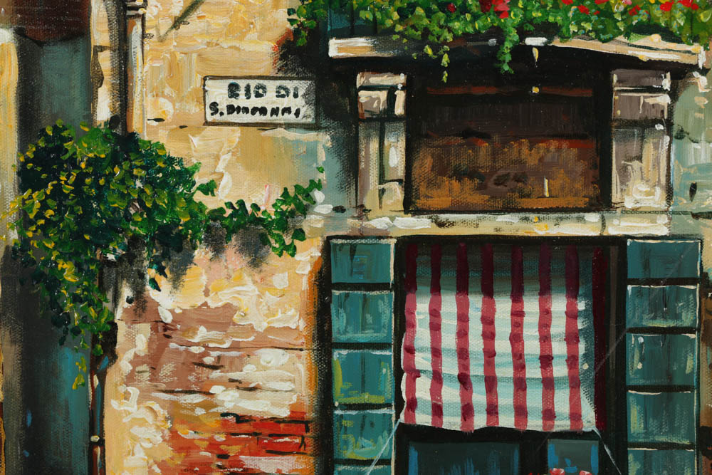 Yuri Dvornik Oil Painting on Canvas "Venice Afternoon"