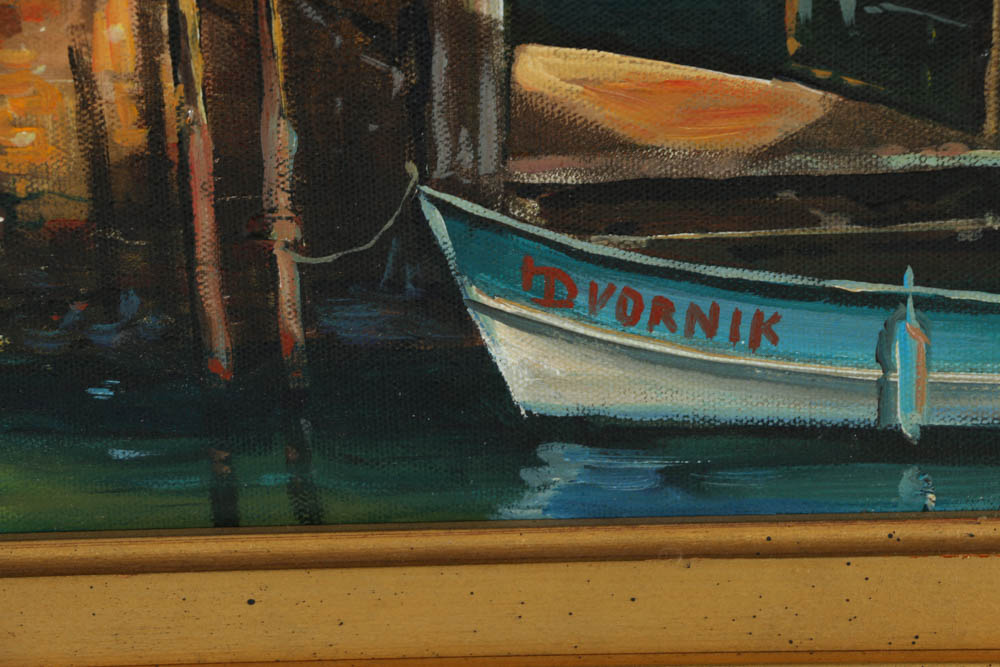 Yuri Dvornik Oil Painting on Canvas "Venice Afternoon"