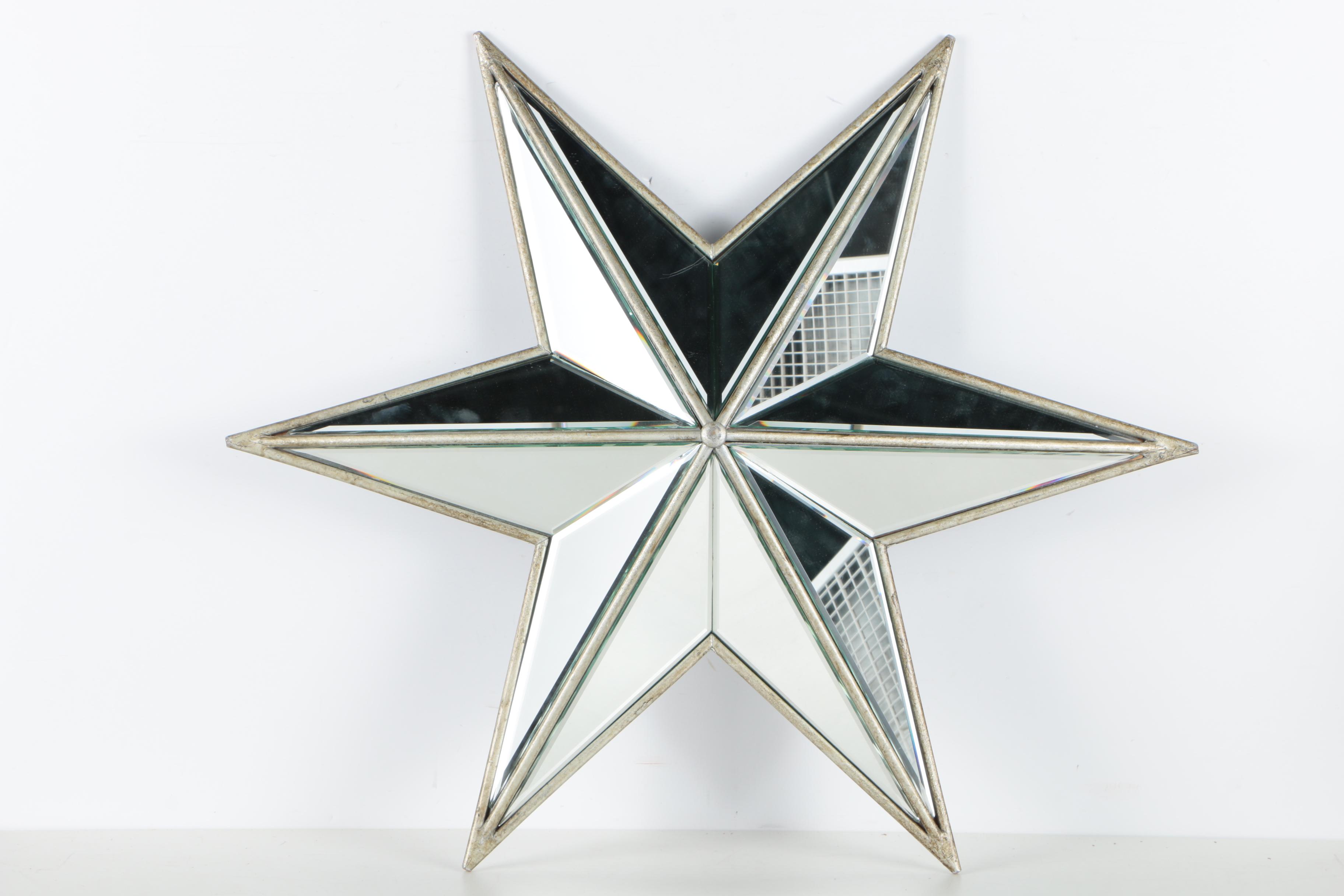 Two Mirrored Star Wall Hangings