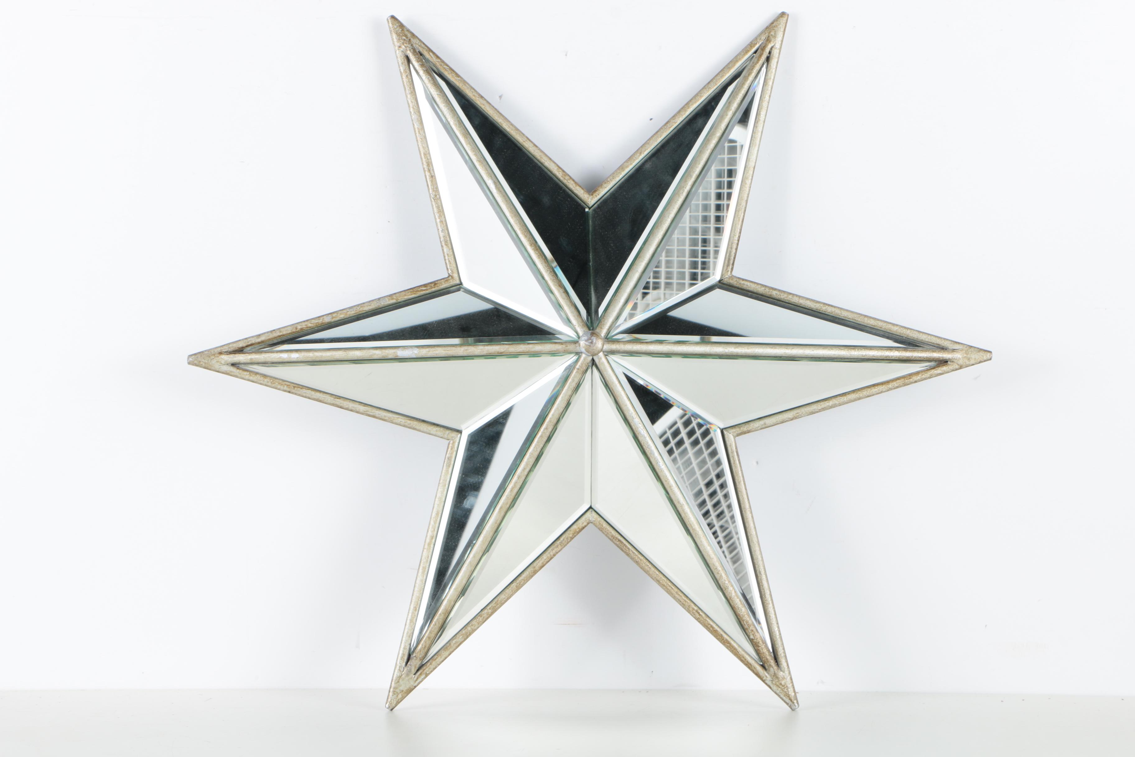 Two Mirrored Star Wall Hangings
