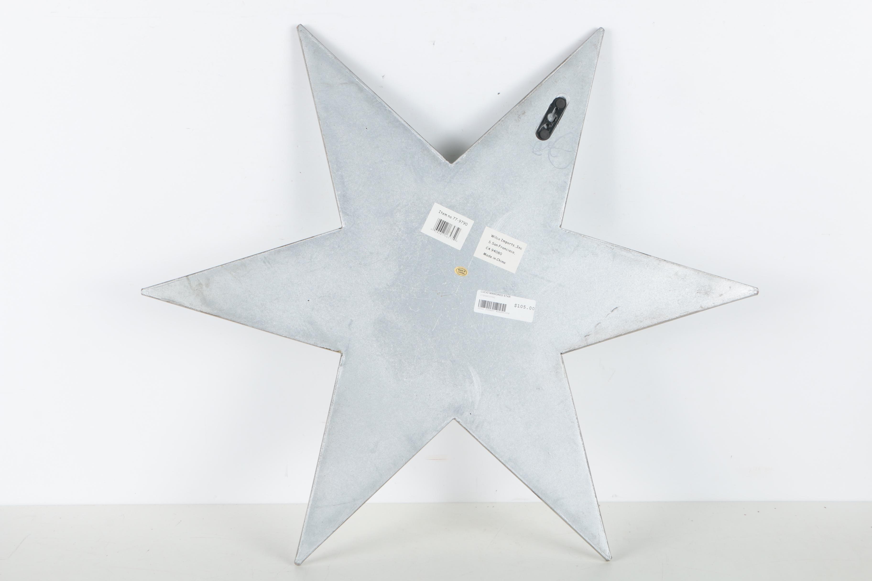 Two Mirrored Star Wall Hangings