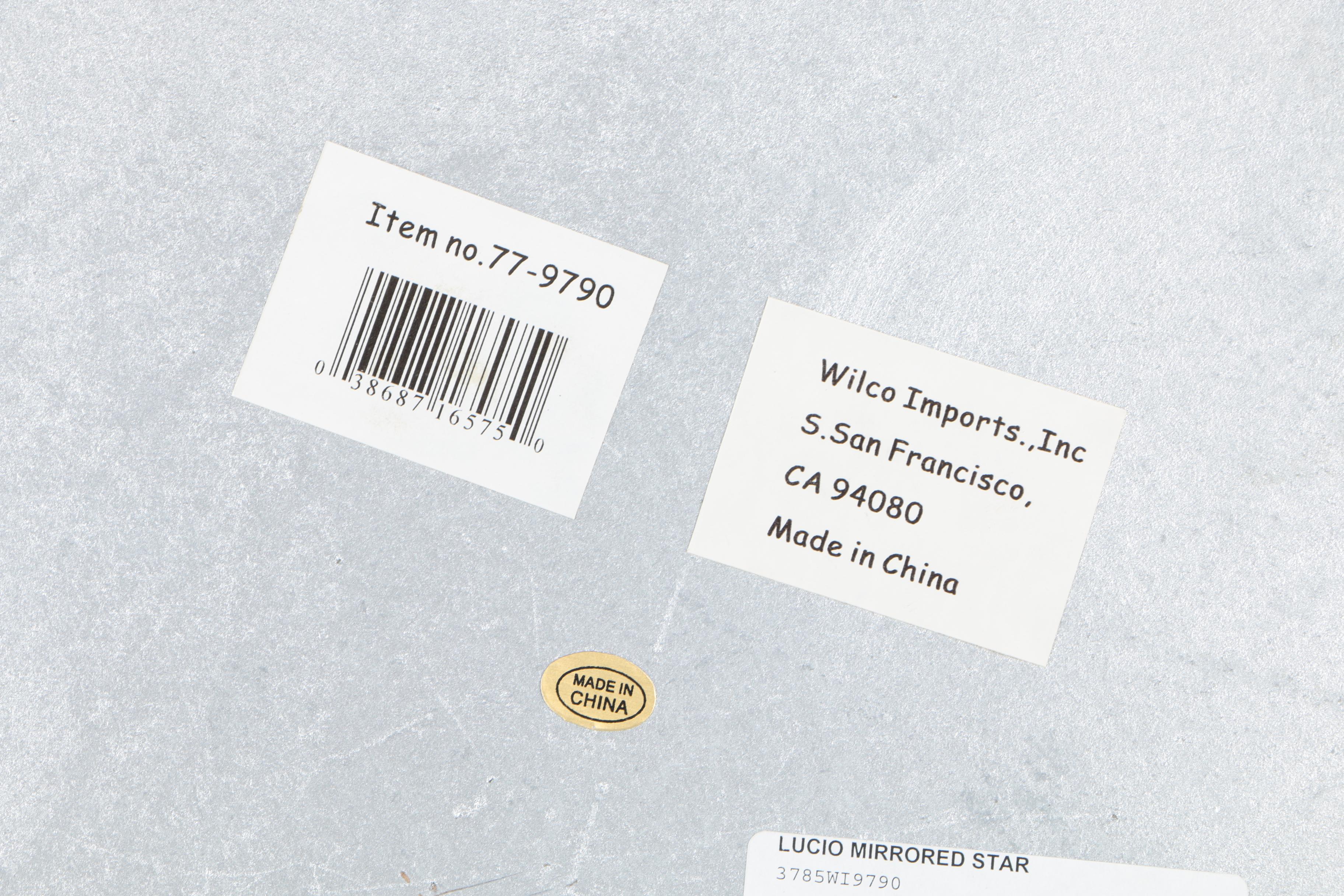 Two Mirrored Star Wall Hangings