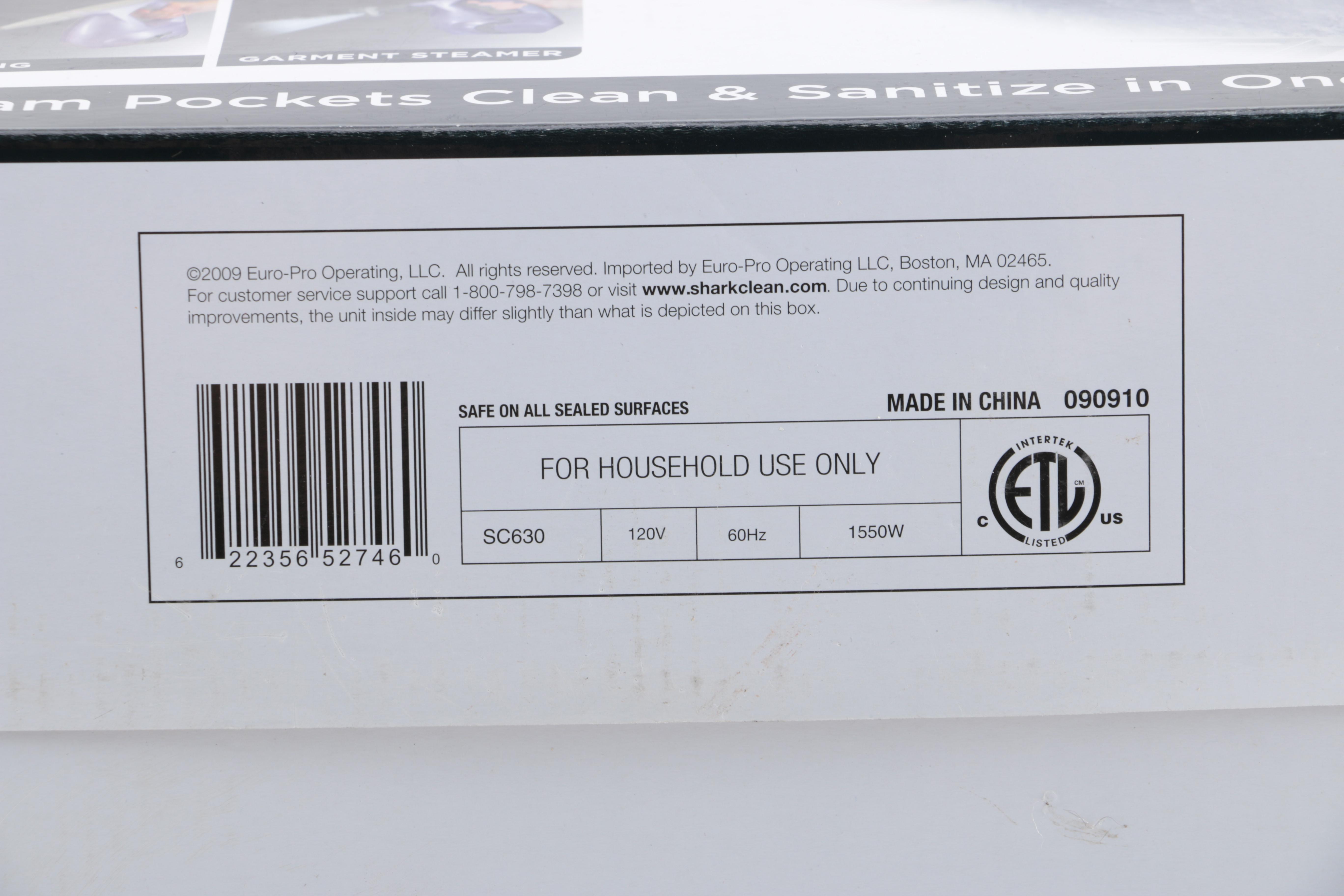 Shark Portable Steam Pocket Cleaning System