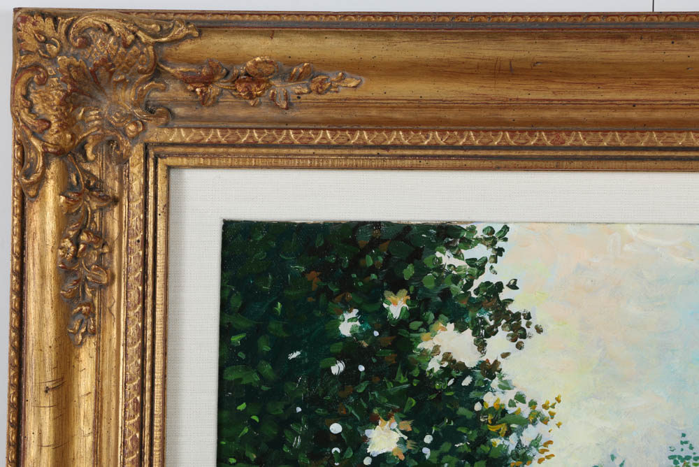 Yuri Dvornik Oil Painting on Canvas "Ye Olde Bell"