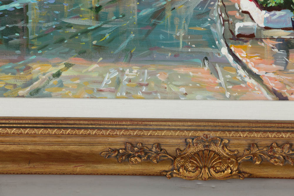 Yuri Dvornik Oil Painting on Canvas "Ye Olde Bell"