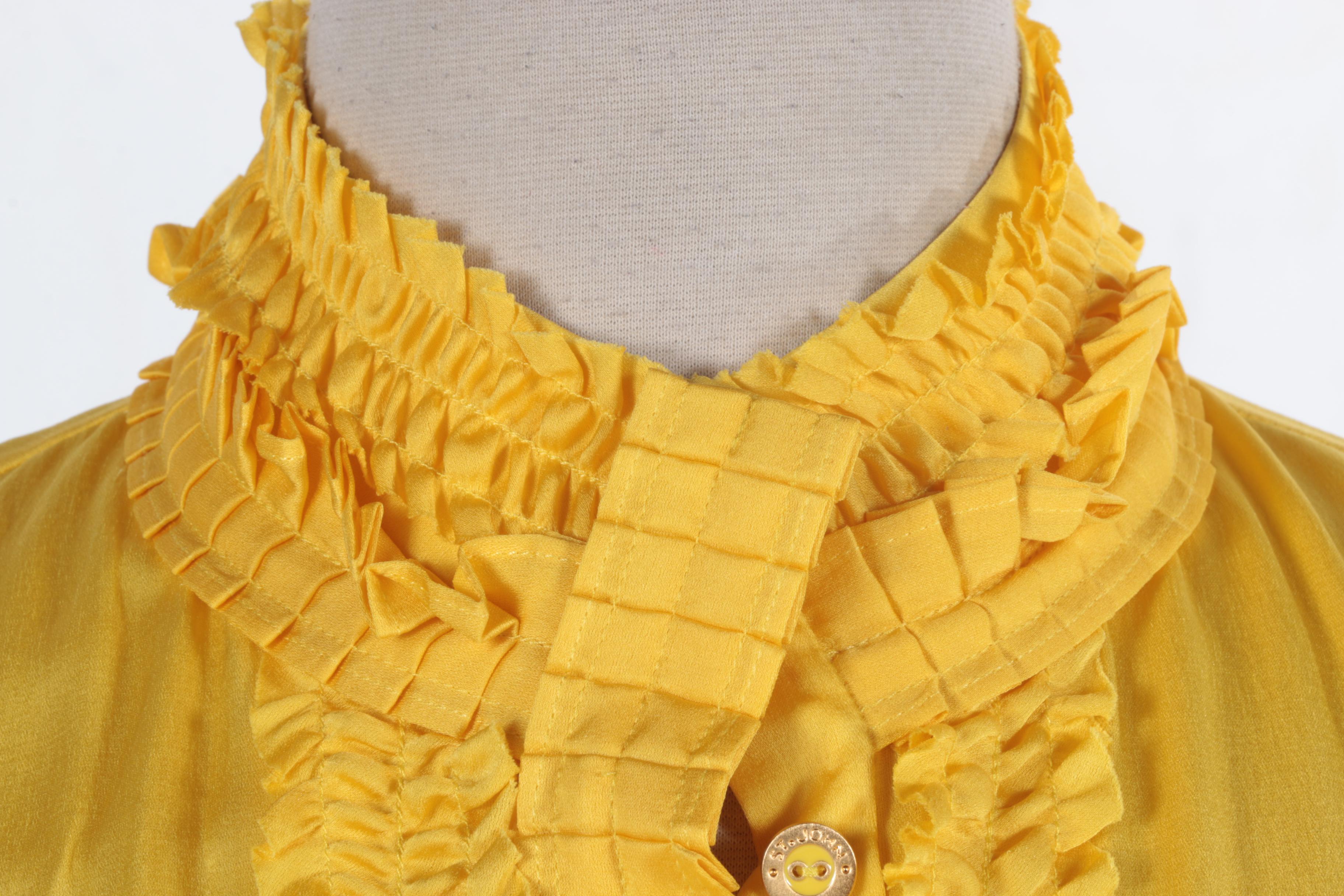 St. John Couture Yellow Top