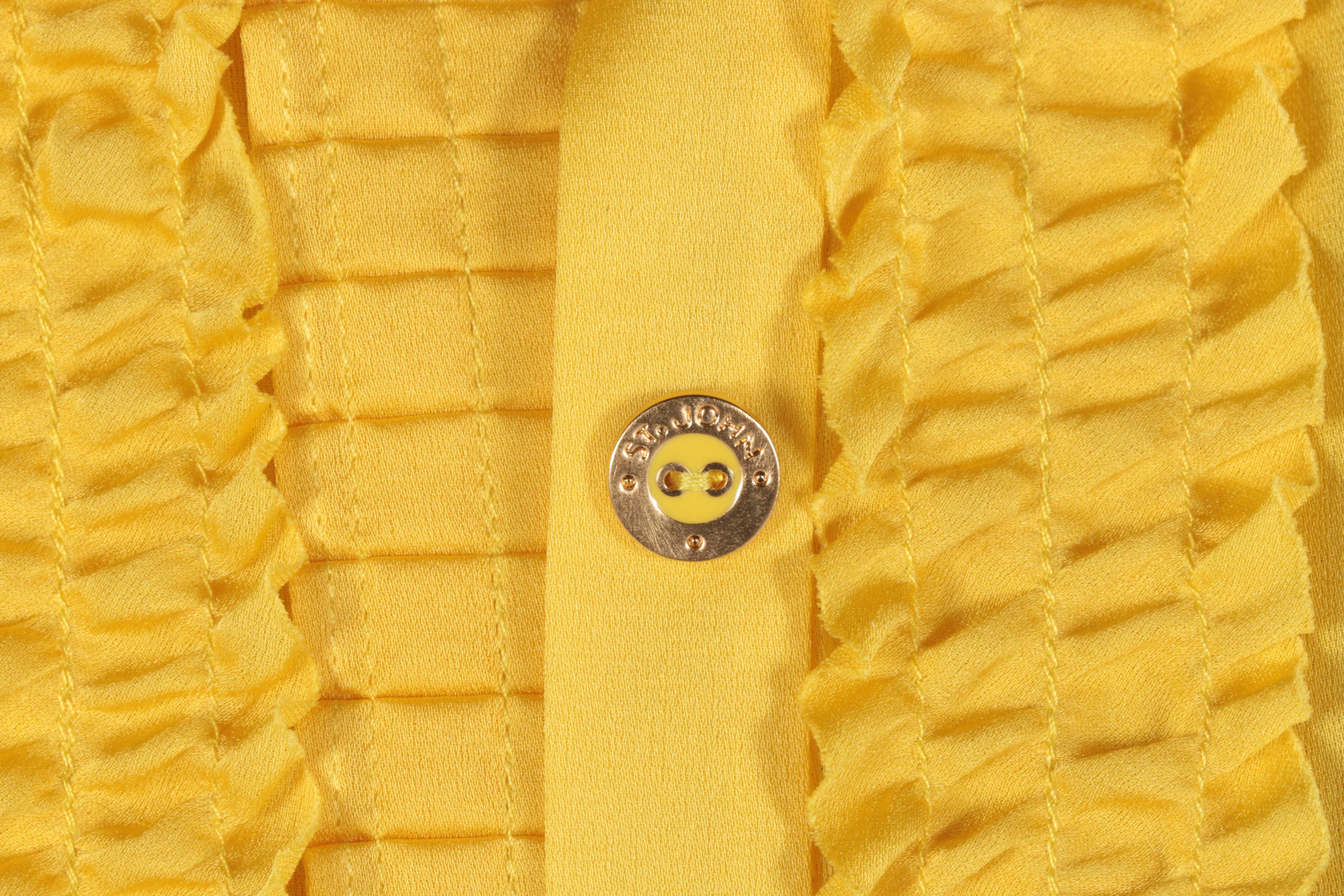 St. John Couture Yellow Top